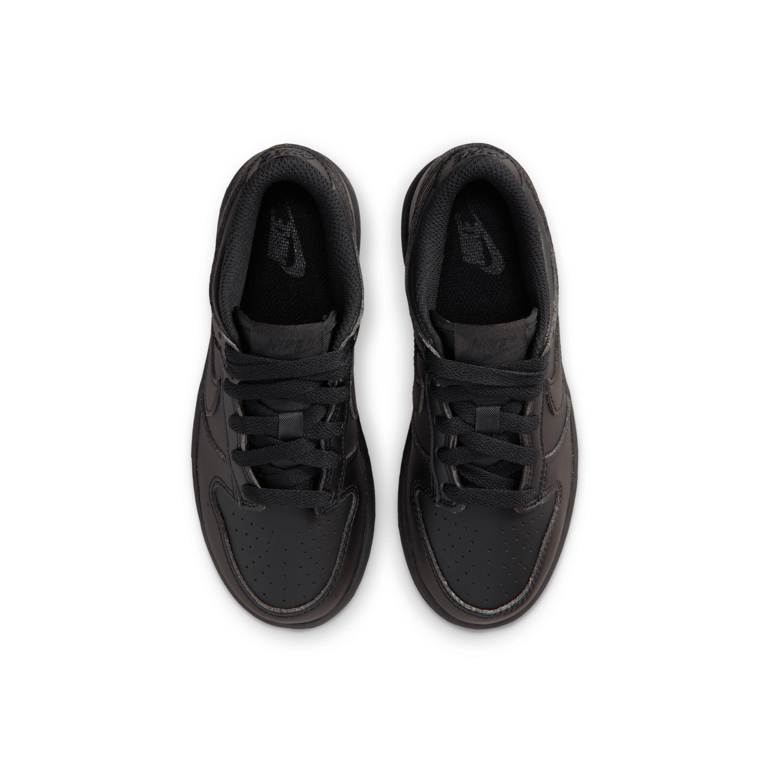 Nike Dunk Low Preschool Boys' "Black/Black/Black" Shoe