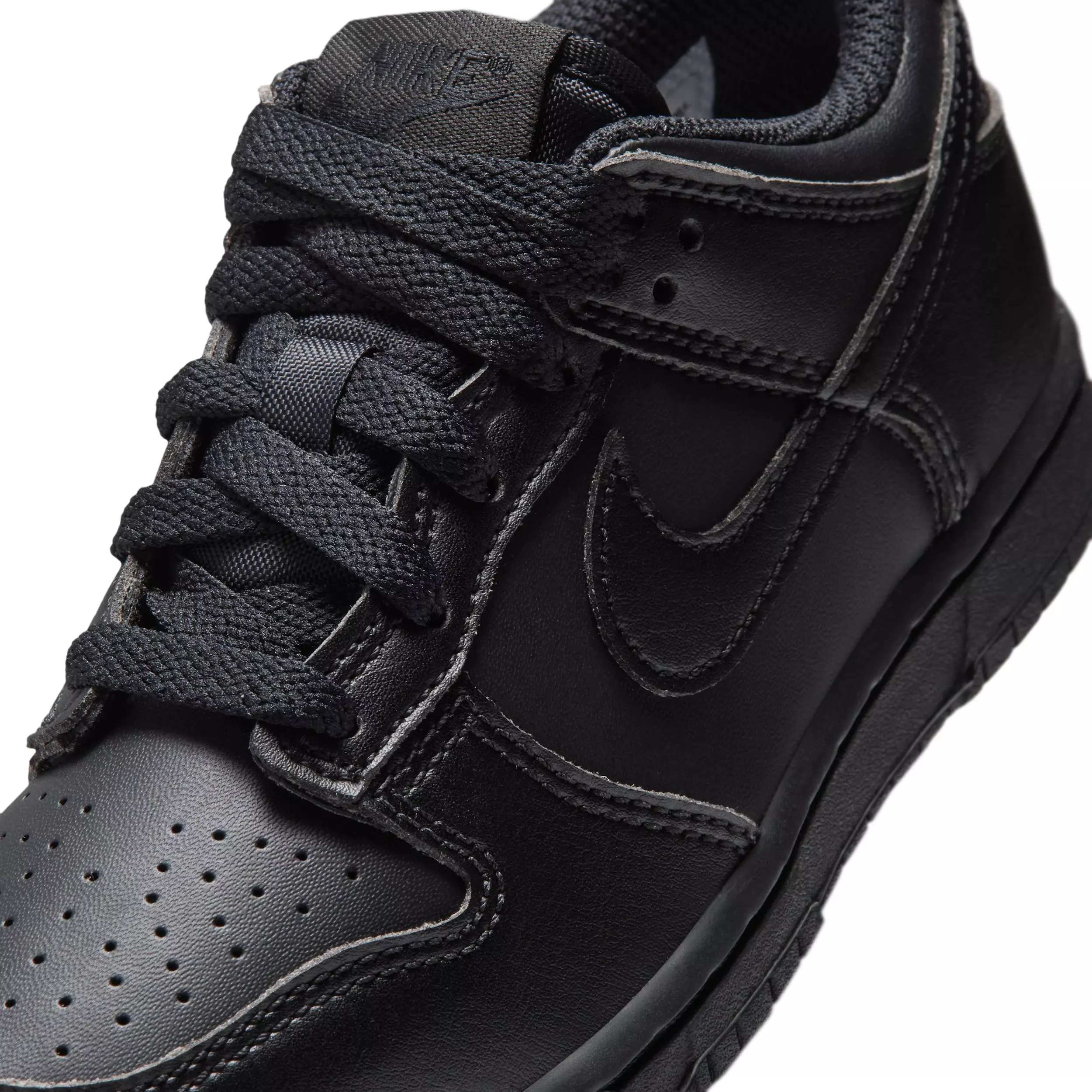 Nike Dunk Low "Black/Black/Black" Preschool Boys' Shoe - BLACK/BLACK/BLACK