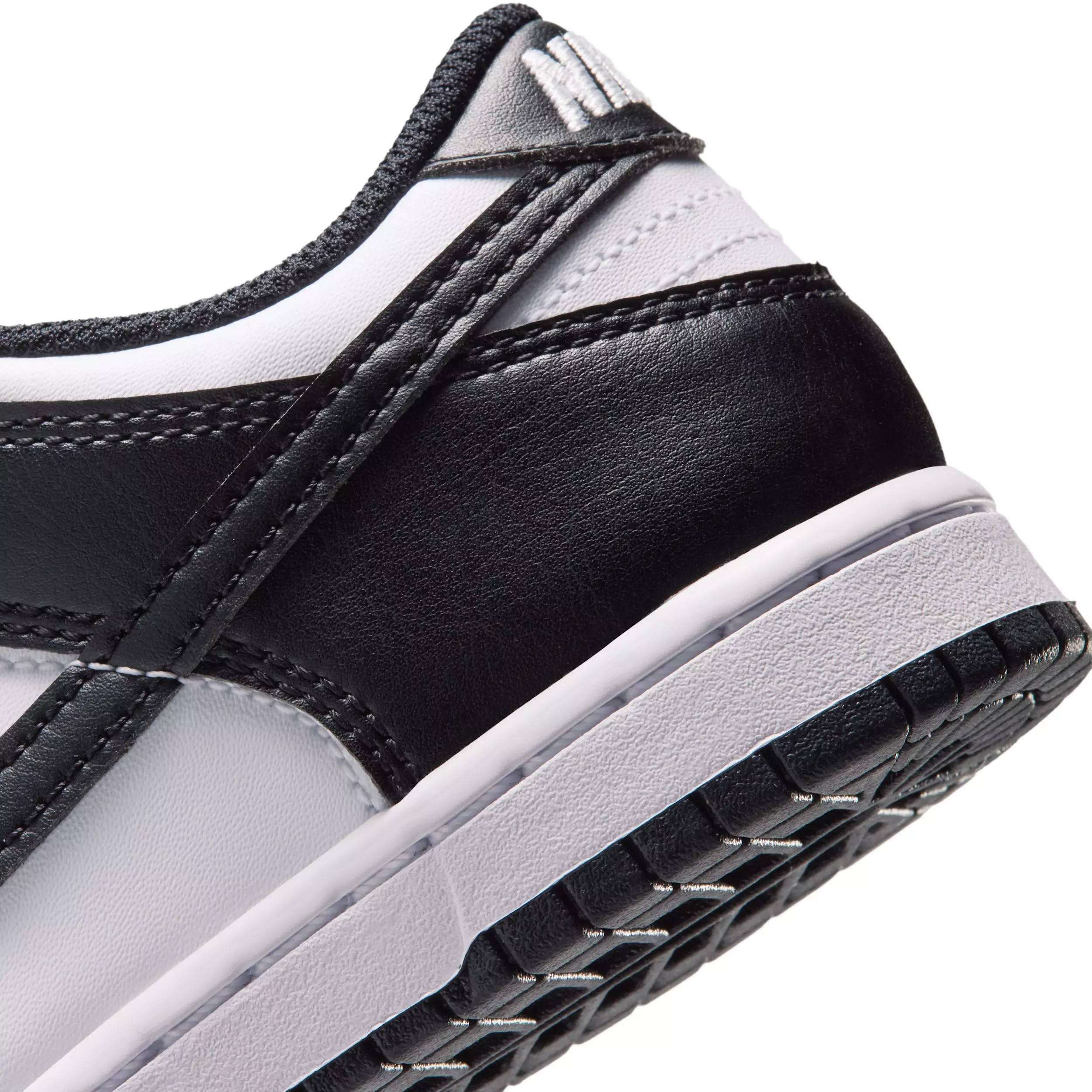 Nike Dunk Low "White/White/Black" Preschool Boys' Shoe - WHITE/WHITE/BLACK
