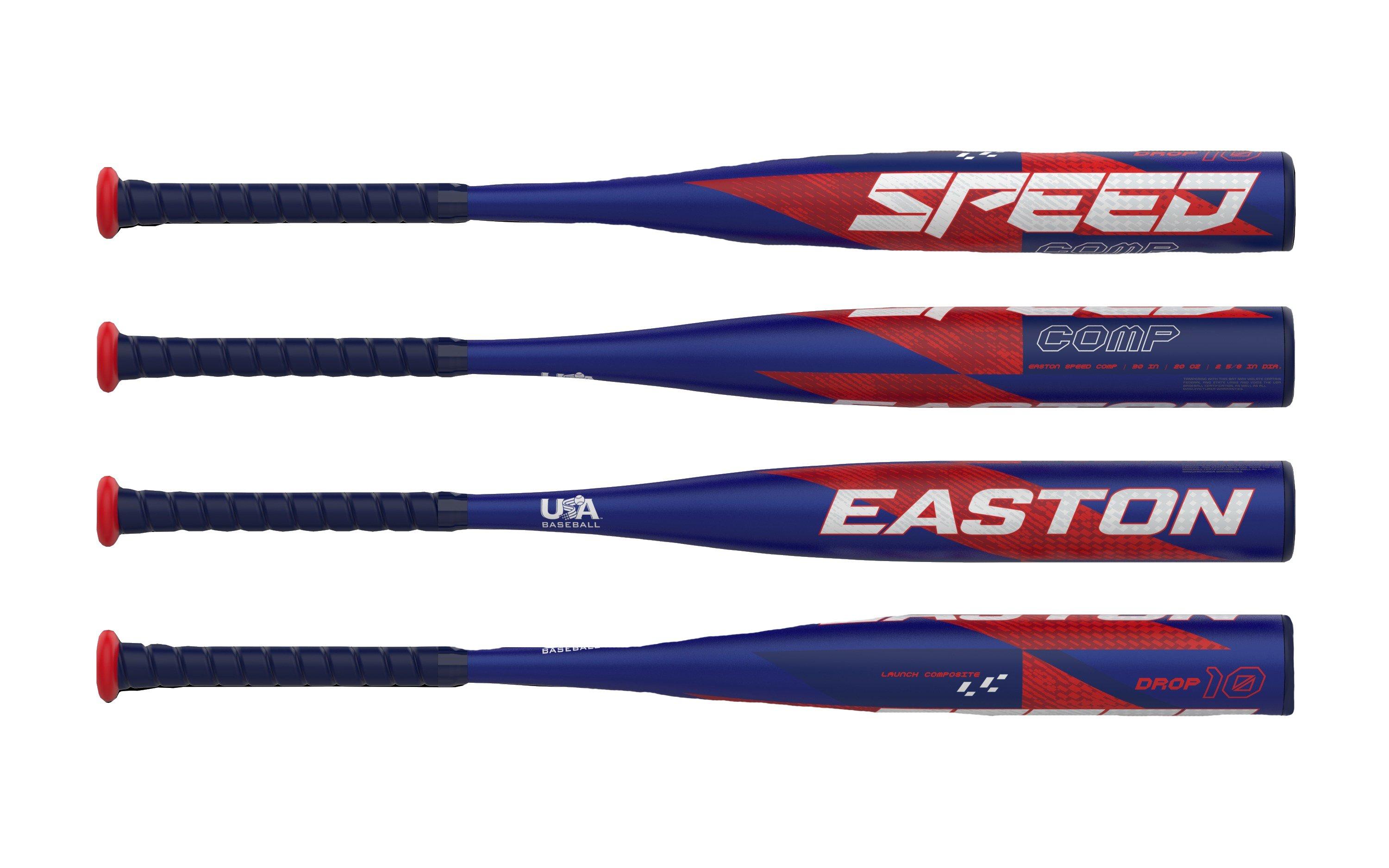 Easton Speed Comp 2 5/8" USA Youth Baseball Bat (-10) 2024 - ROYAL/RED Thumbnail View 1