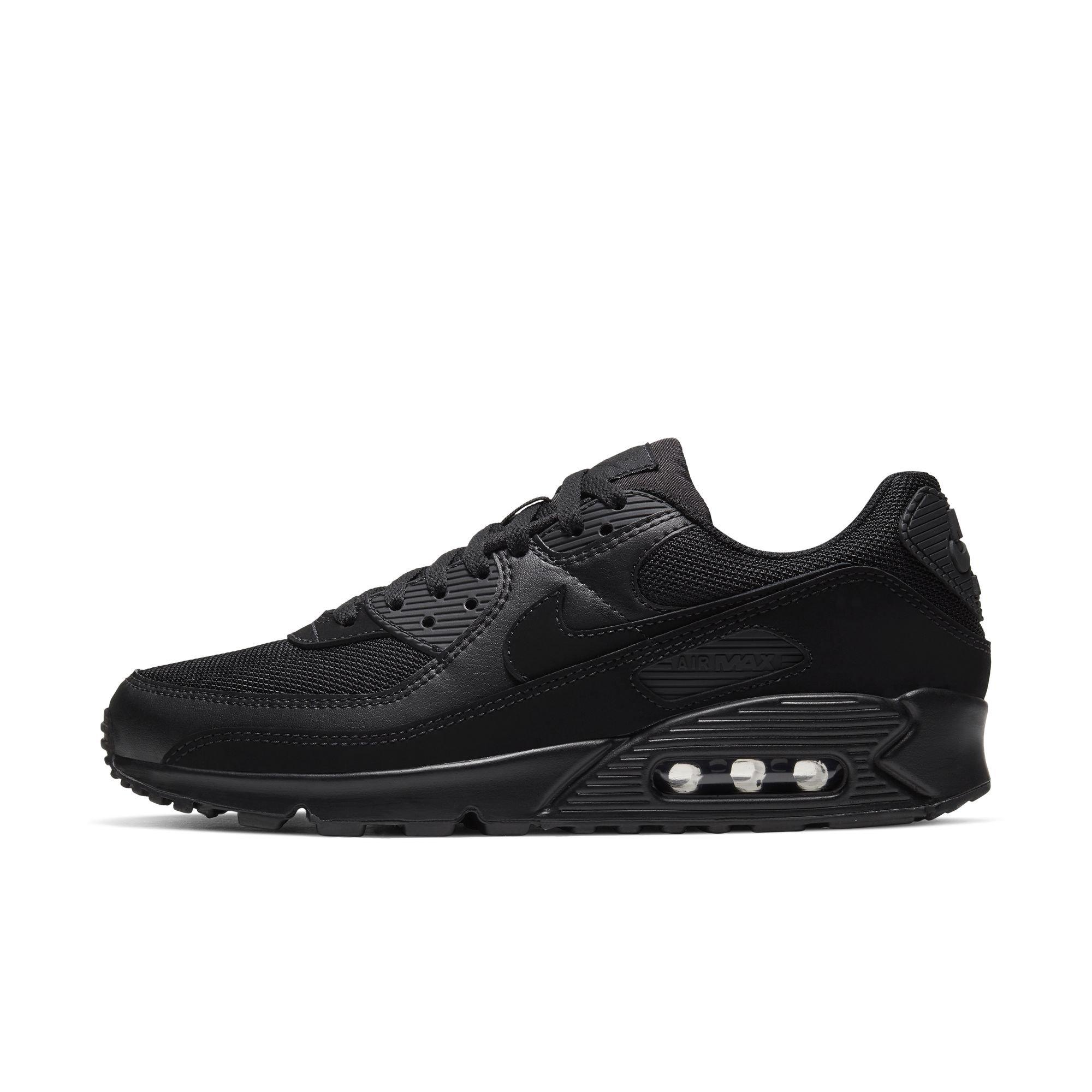 Nike Air Max 90 "Black" Men's Shoe - BLACK Thumbnail View 4