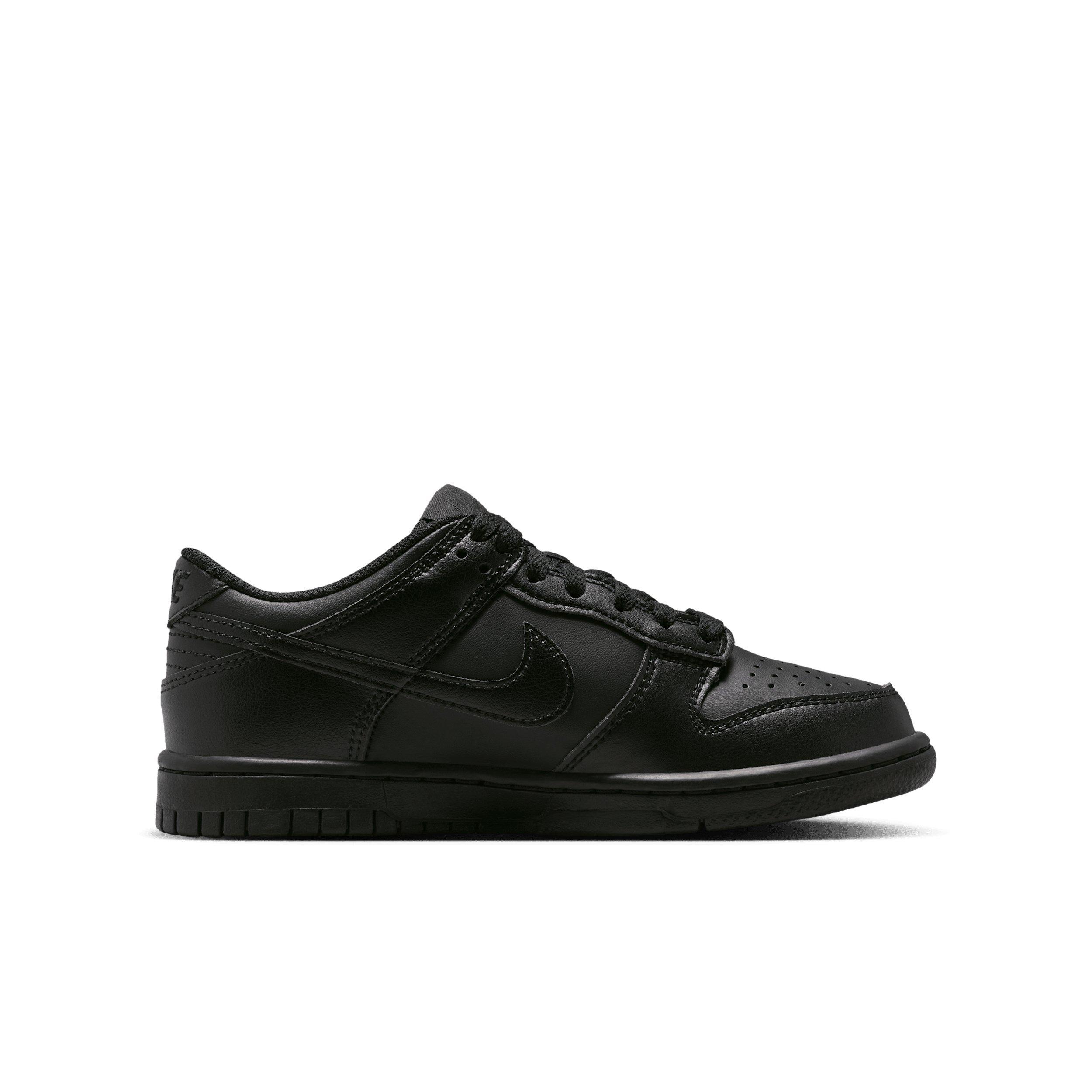 Nike Dunk Low Grade School Boys' "Black/Black/Black" Shoe