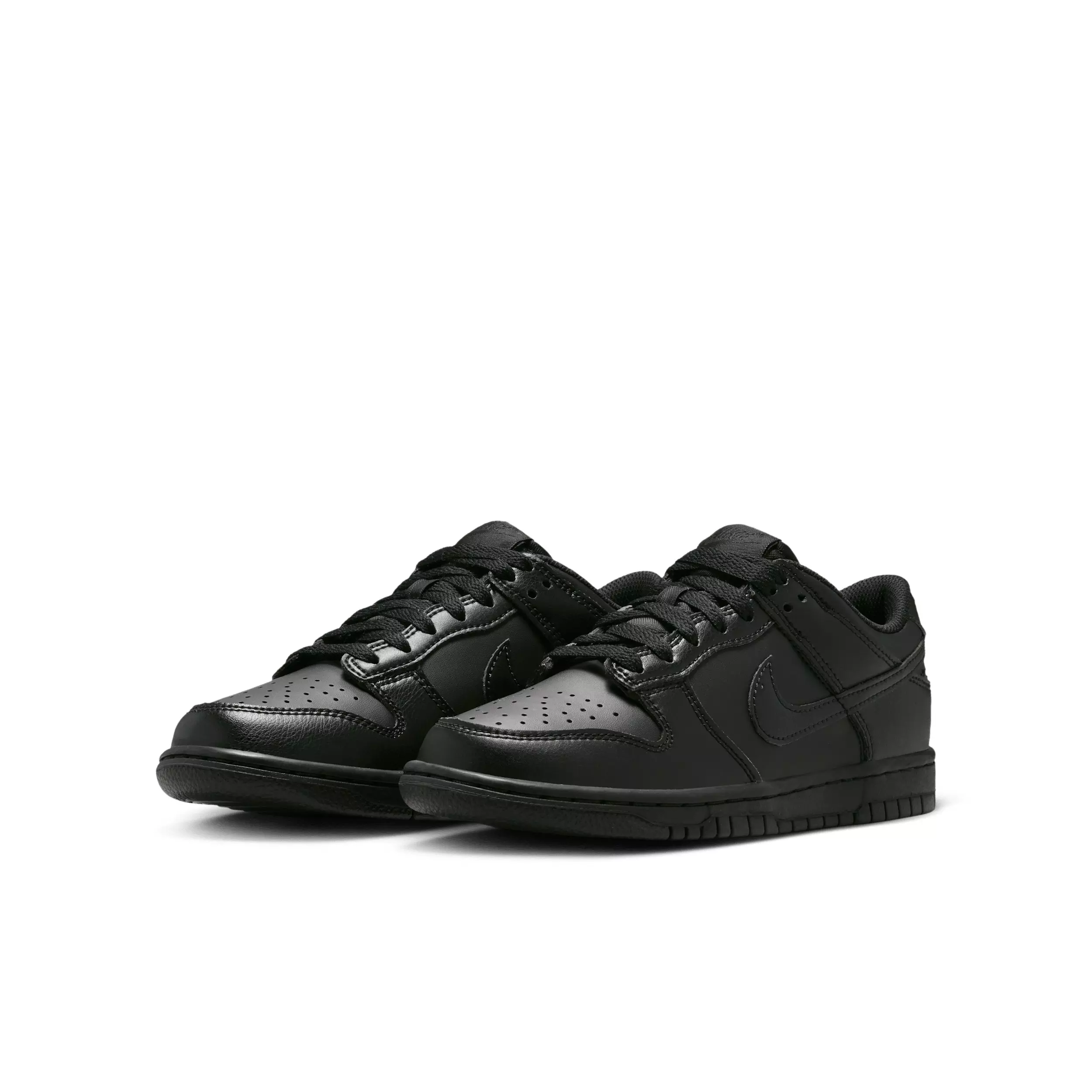 Nike Dunk Low "Black/Black/Black" Grade School Boys' Shoe - BLACK/BLACK/BLACK