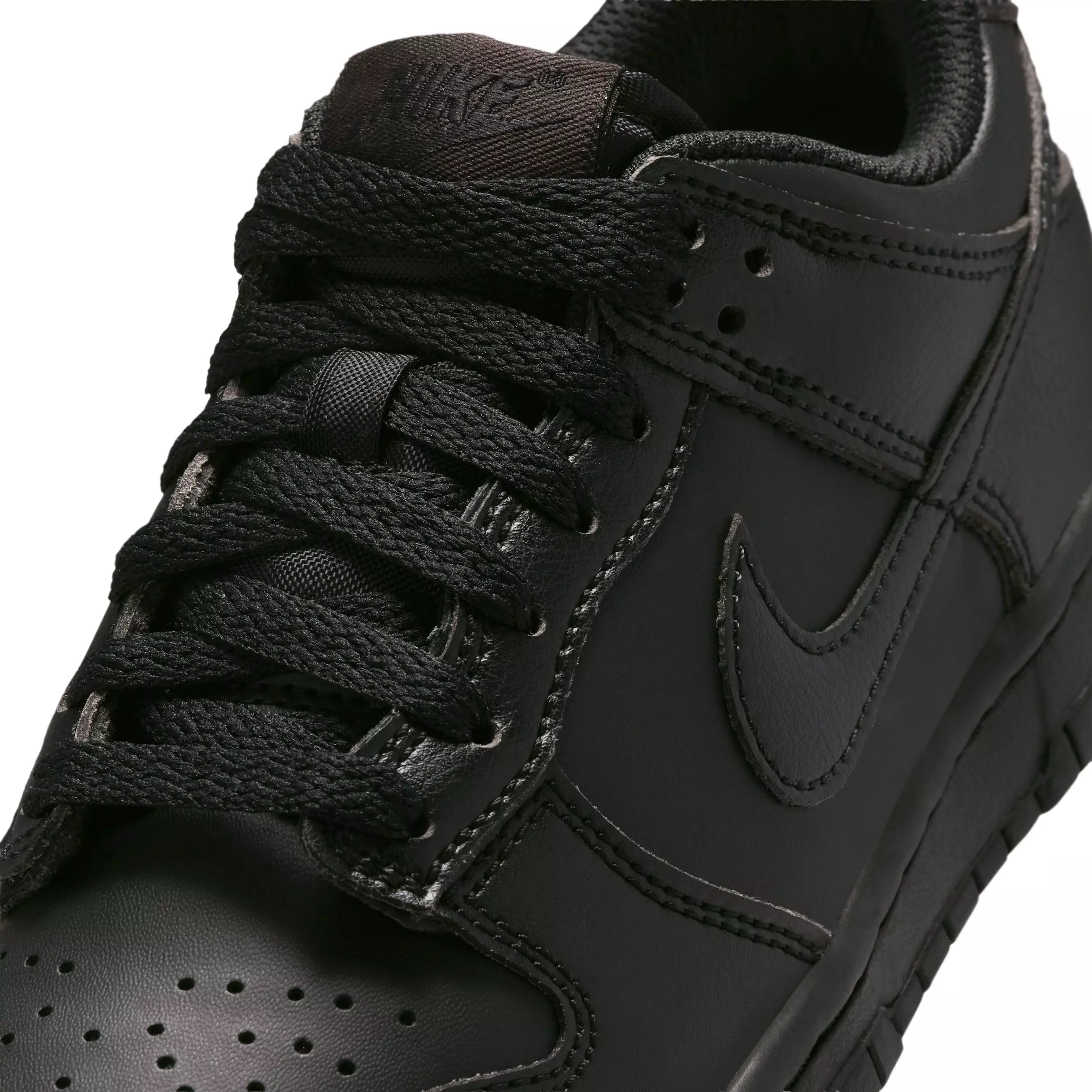 Nike Dunk Low "Black/Black/Black" Grade School Boys' Shoe - BLACK/BLACK/BLACK