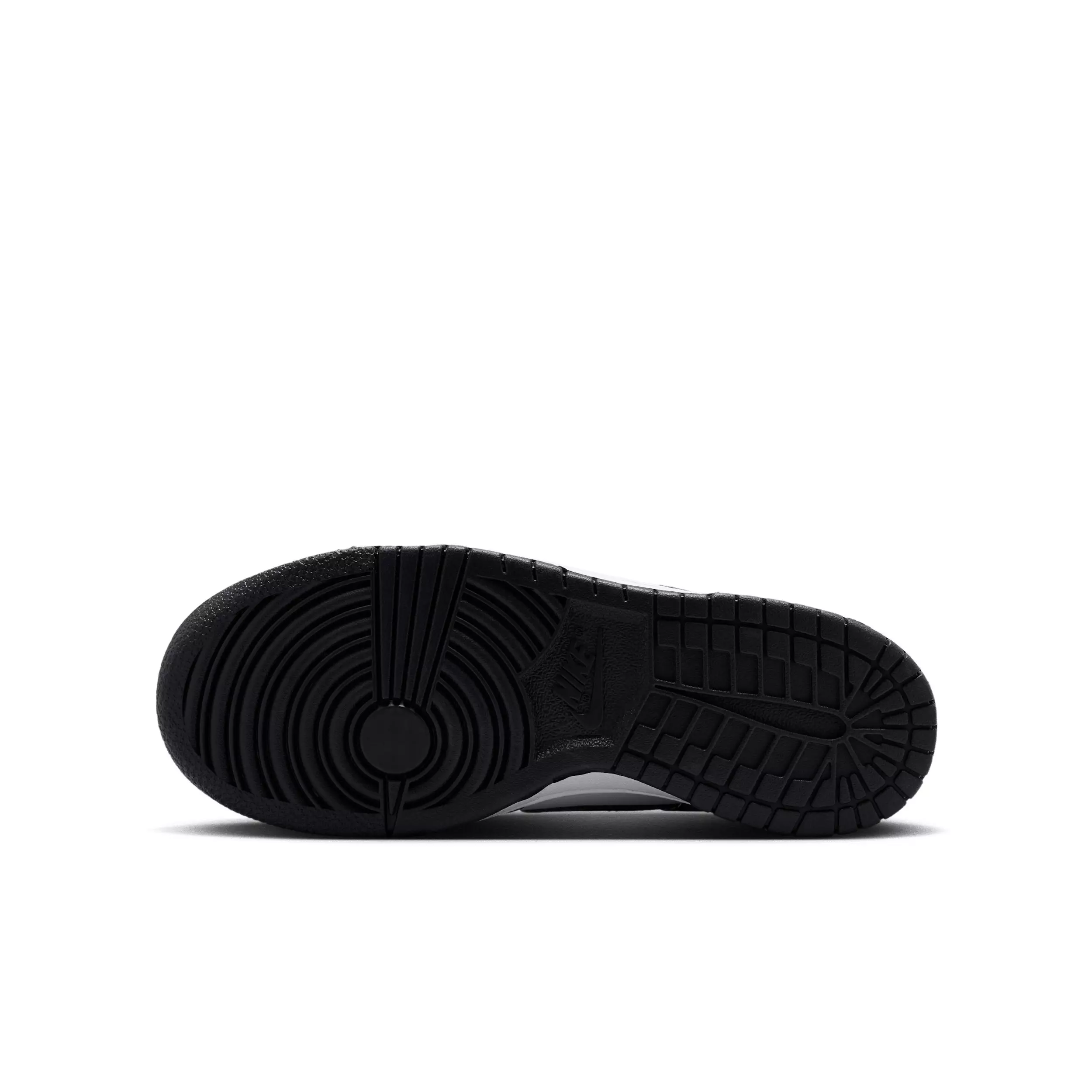 Nike Dunk Low "White/White/Black" Grade School Boys' Shoe - WHITE/WHITE/BLACK