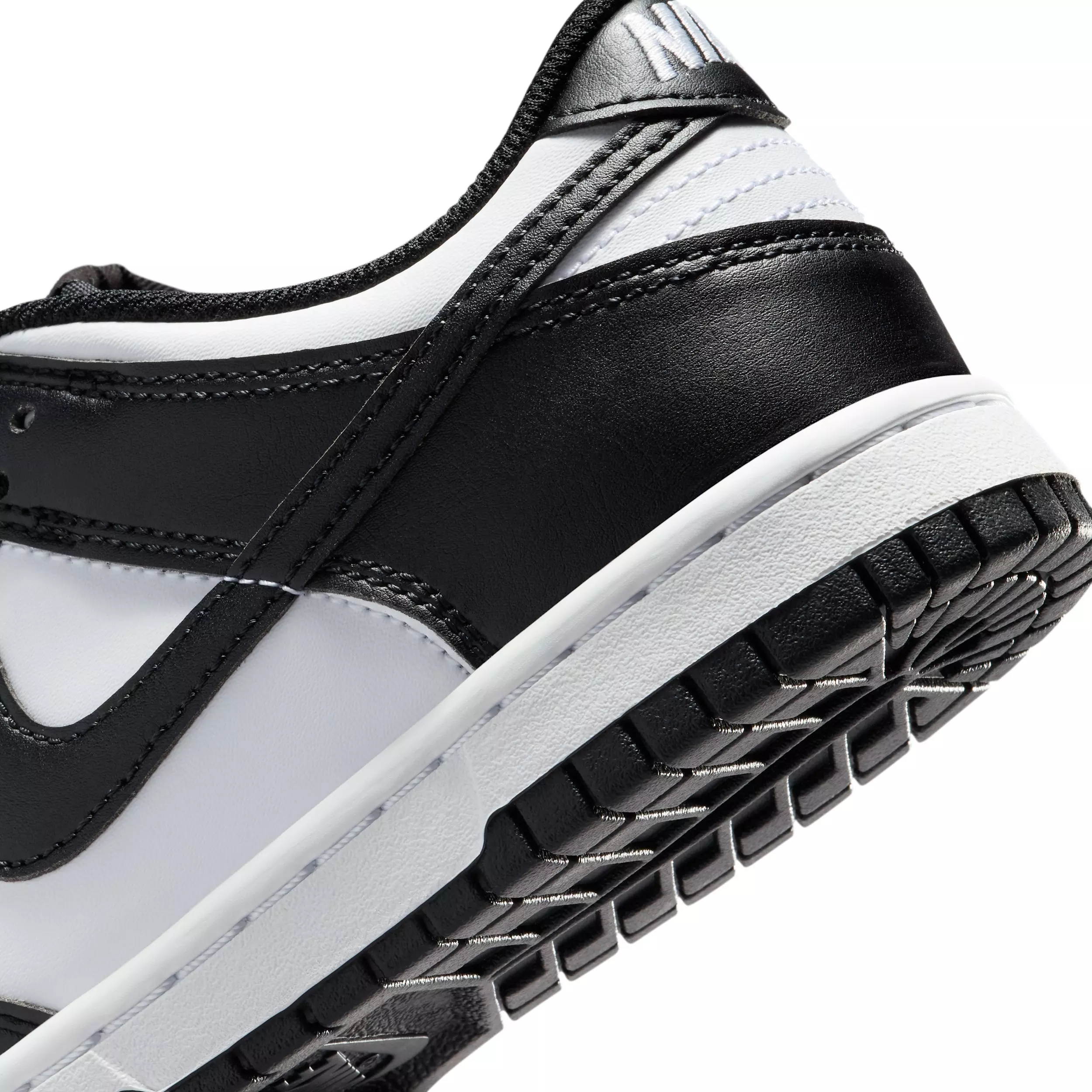 Nike Dunk Low "White/White/Black" Grade School Boys' Shoe - WHITE/WHITE/BLACK