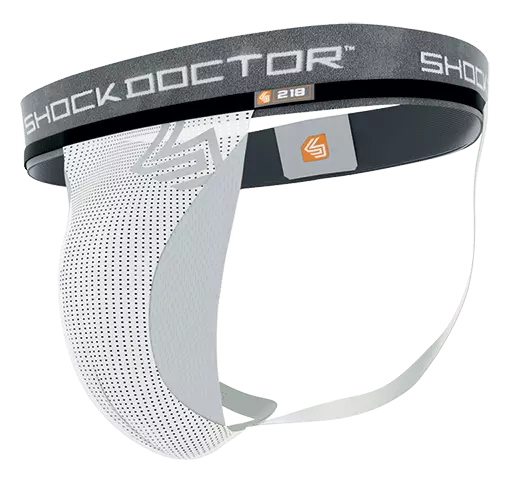 Shock Doctor Men's Core Supporter with Cup Pocket - White - WHITE
