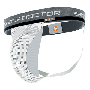 Shock Doctor Men's Core Supporter with Cup Pocket - White - WHITE