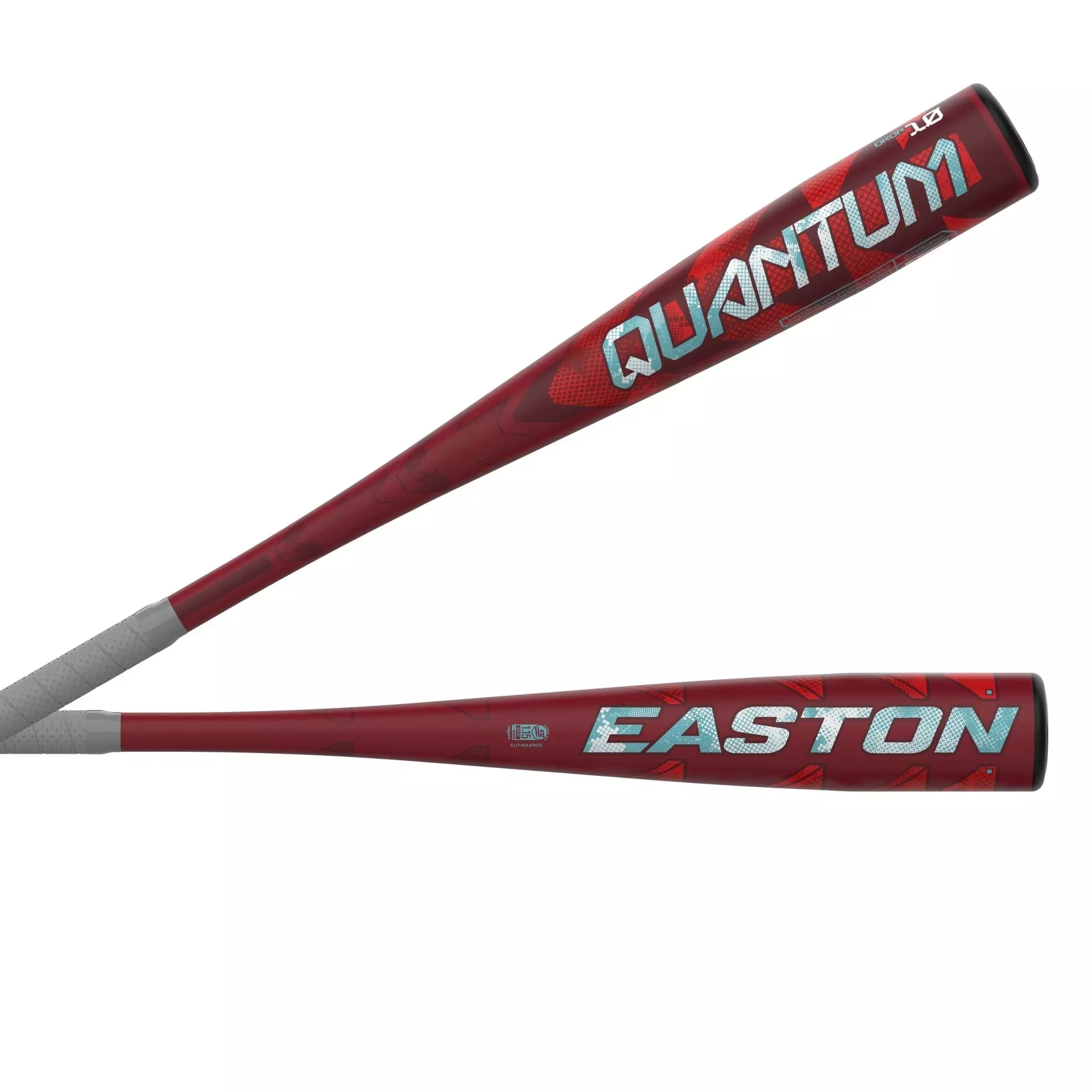 Easton Quantum 2 3/4" USSSA Youth Baseball Bat (-10) 2024 - RED/GREY
