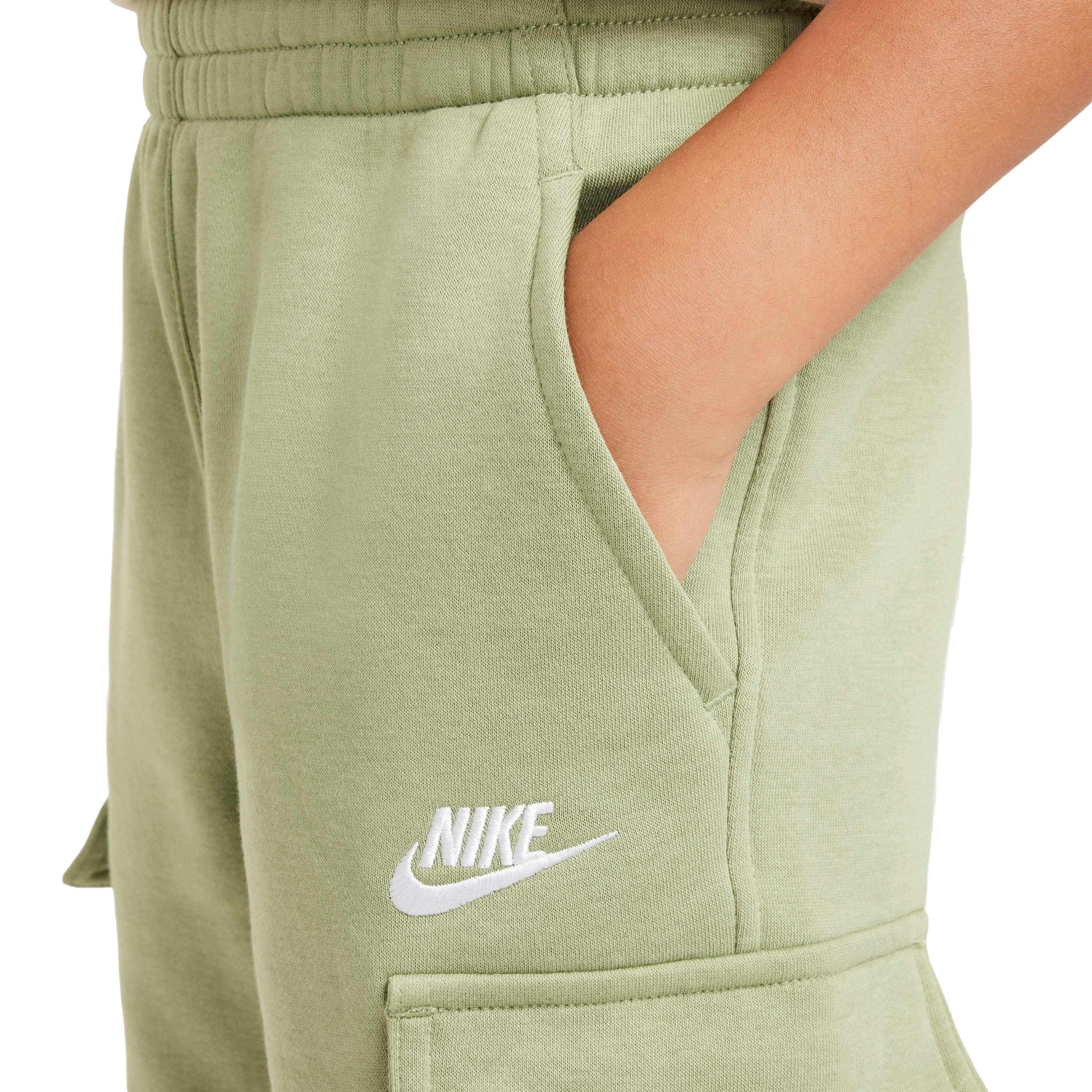 Nike Sportswear Club Fleece LBR Big Kids' Green Cargo Pants