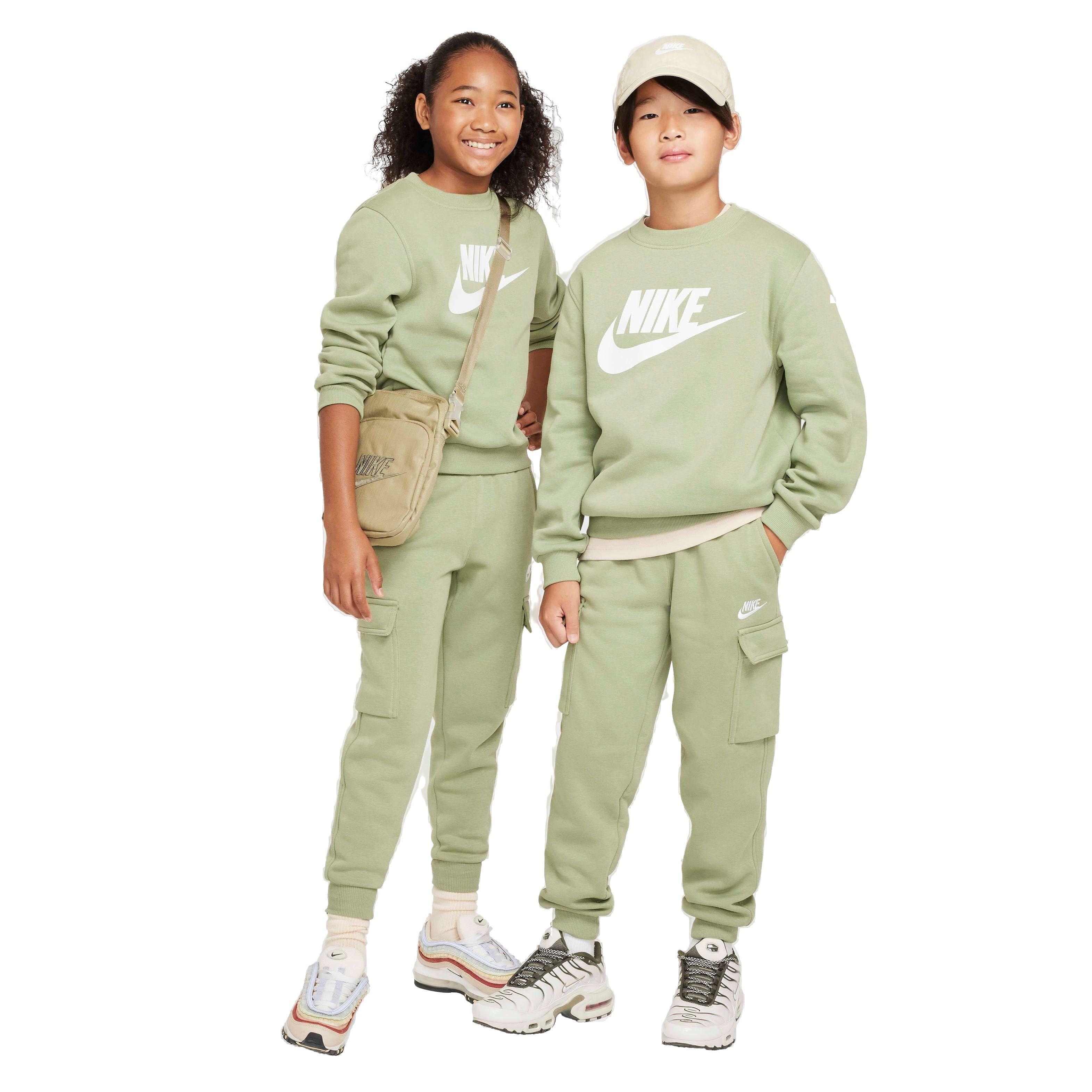 Nike Sportswear Club Fleece LBR Big Kids' Green Cargo Pants