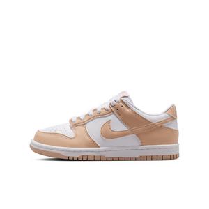 Nike Dunk Low "White/Shimmer/White/Shimmer" Grade School Girls' Shoe