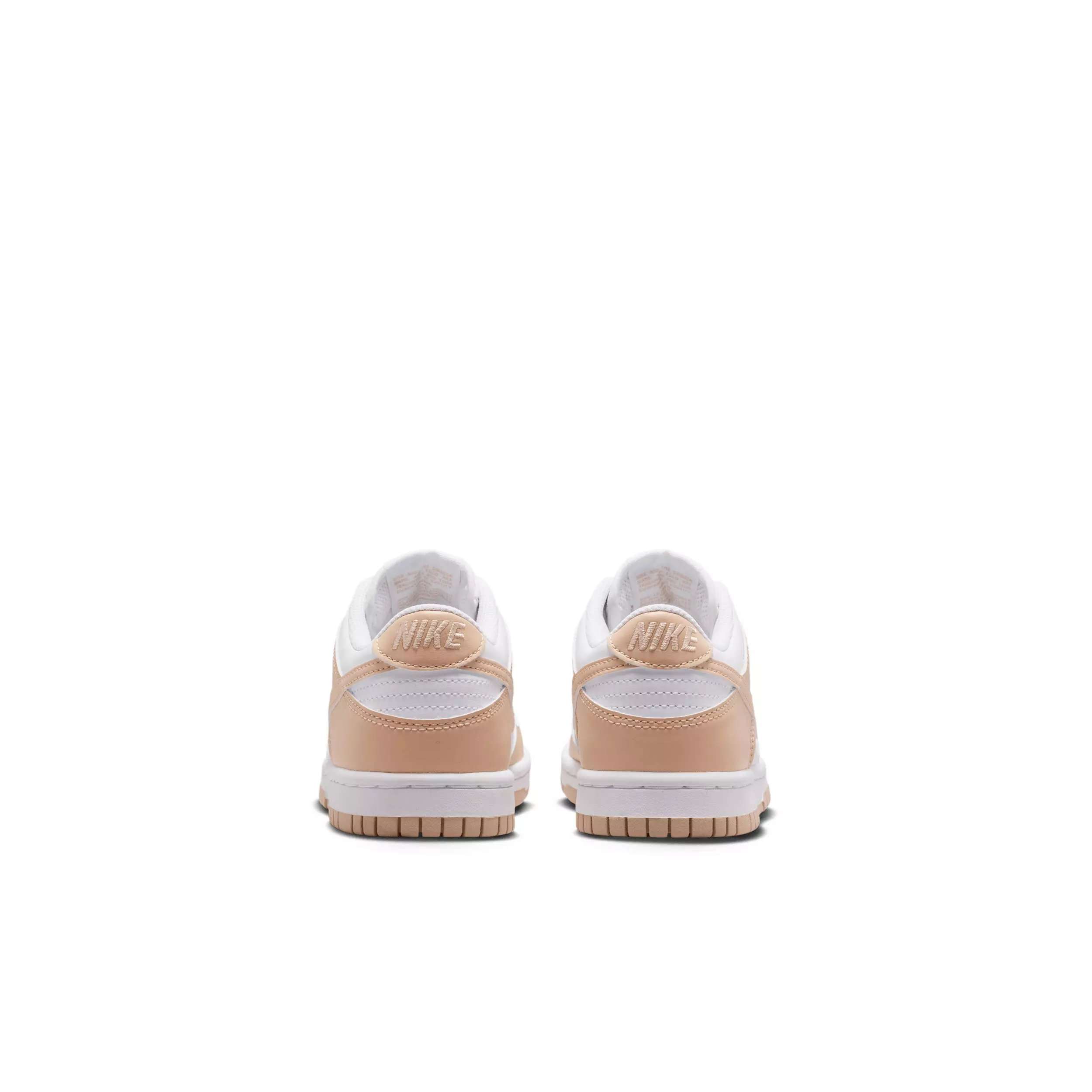 Nike Dunk Low "White/Shimmer/White/Shimmer" Grade School Girls' Shoe - WHITE/SHIMMER/WHITE/SHIMMER
