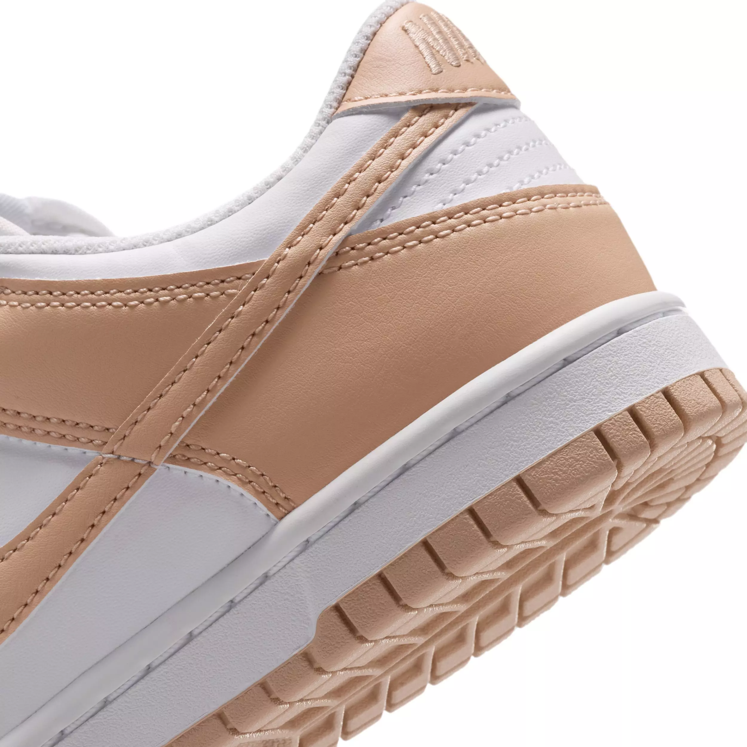 Nike Dunk Low "White/Shimmer/White/Shimmer" Grade School Girls' Shoe - WHITE/SHIMMER/WHITE/SHIMMER