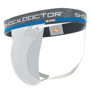 Shock Doctor Big Boys' Core Supporter with Cup Pocket - White - WHITE