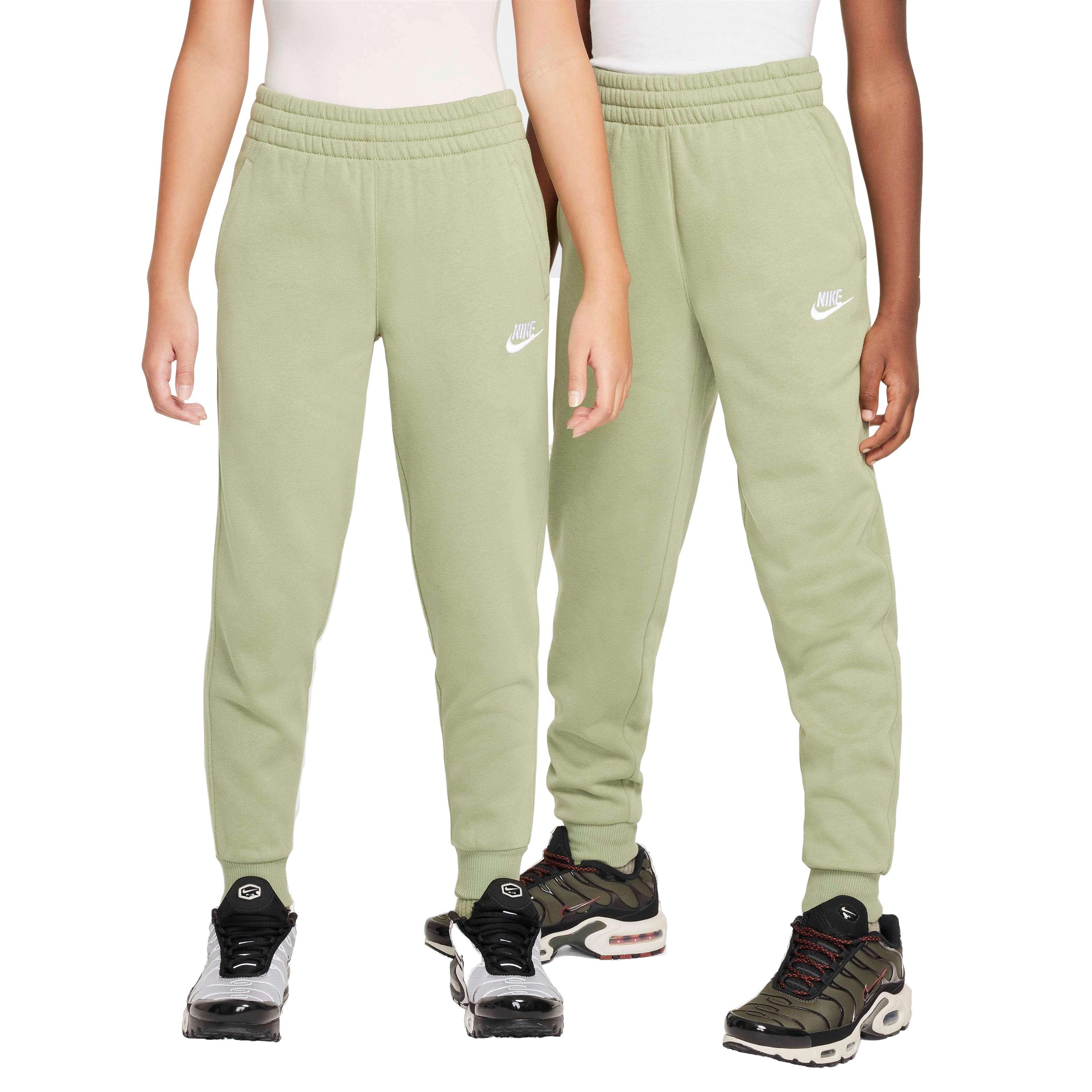 Nike Big Kids' Sportswear Club Brushed Fleece LBR Joggers - GREEN Thumbnail View 1