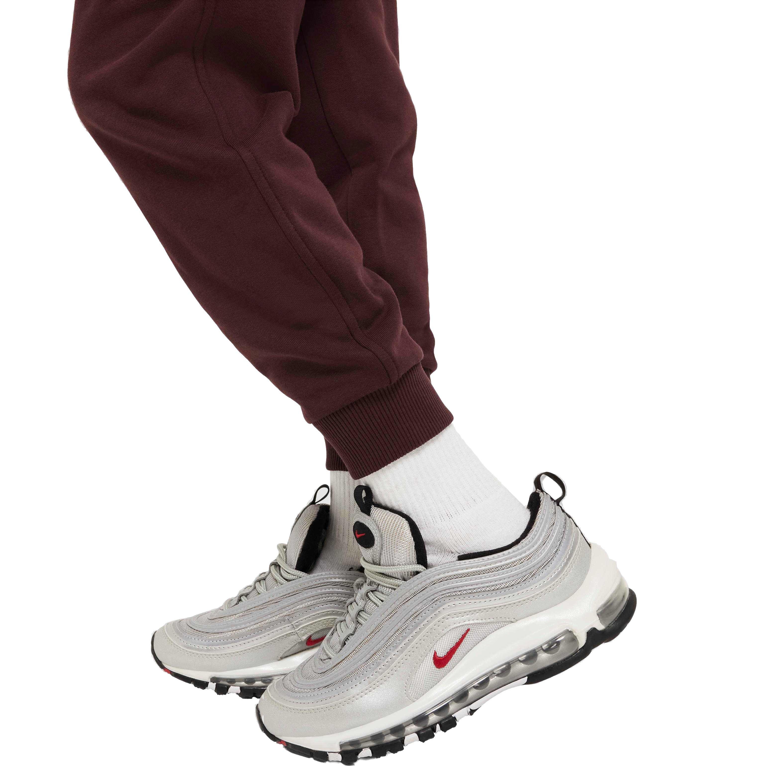 Nike Big Kids' Sportswear Club Fleece LBR Joggers - BURGUNDY Thumbnail View 5