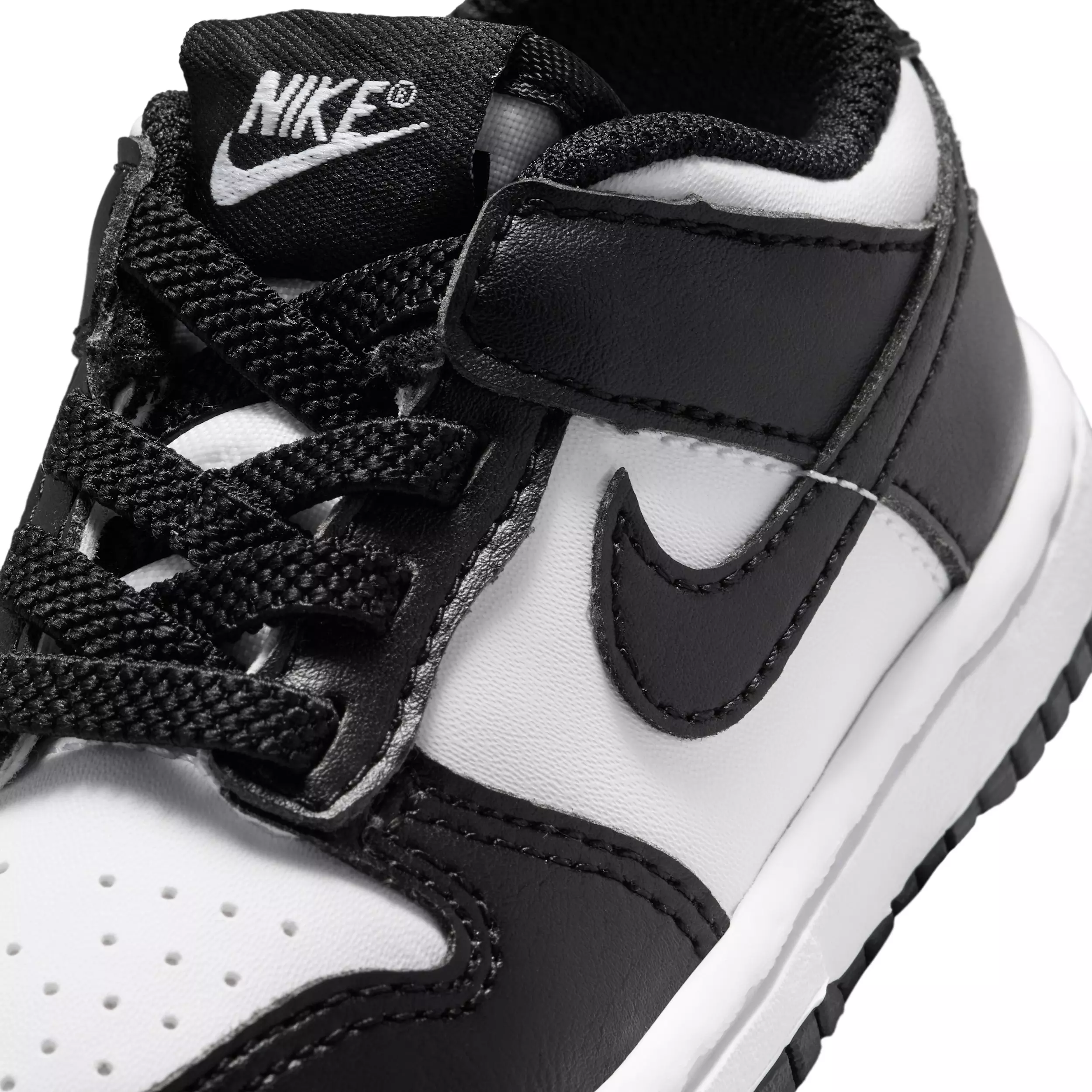 Nike Dunk Low "White/White/Black" Infant Boys' Shoe - WHITE/WHITE/BLACK