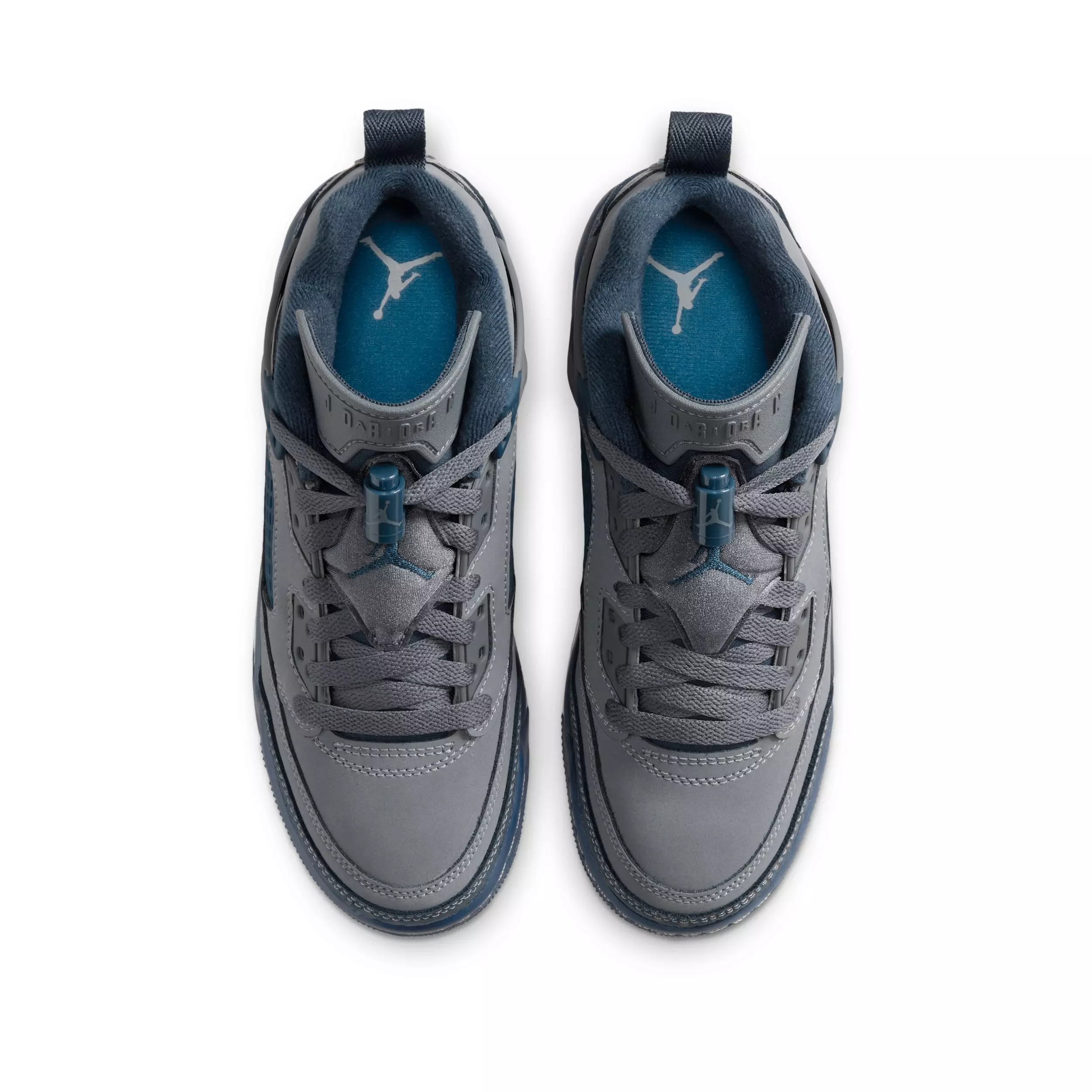 Jordan Spizike Low "Flint/University Blue/White/Navy" Grade School Boys' Shoe - FLINT/BLUE/WHITE/NAVY