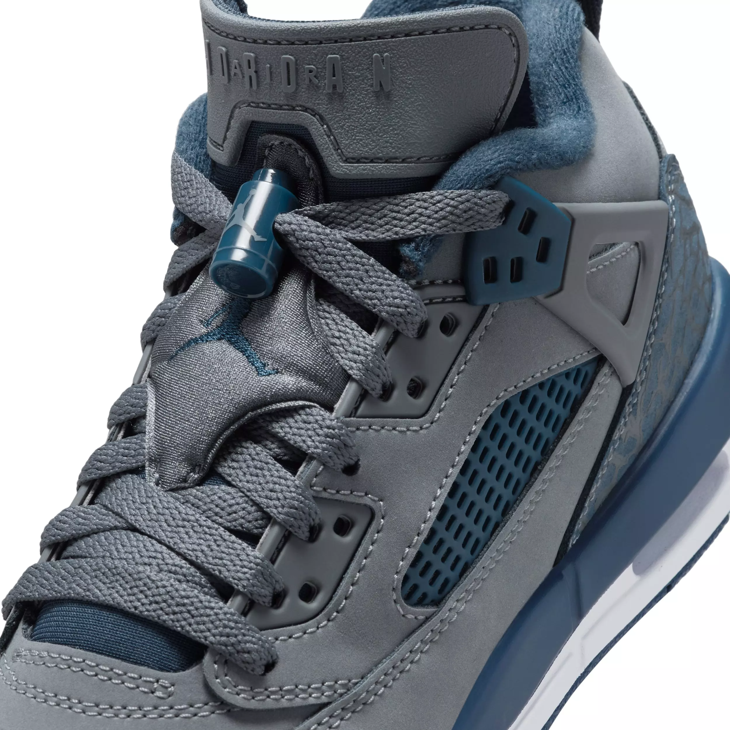 Jordan Spizike Low "Flint/University Blue/White/Navy" Grade School Boys' Shoe - FLINT/BLUE/WHITE/NAVY