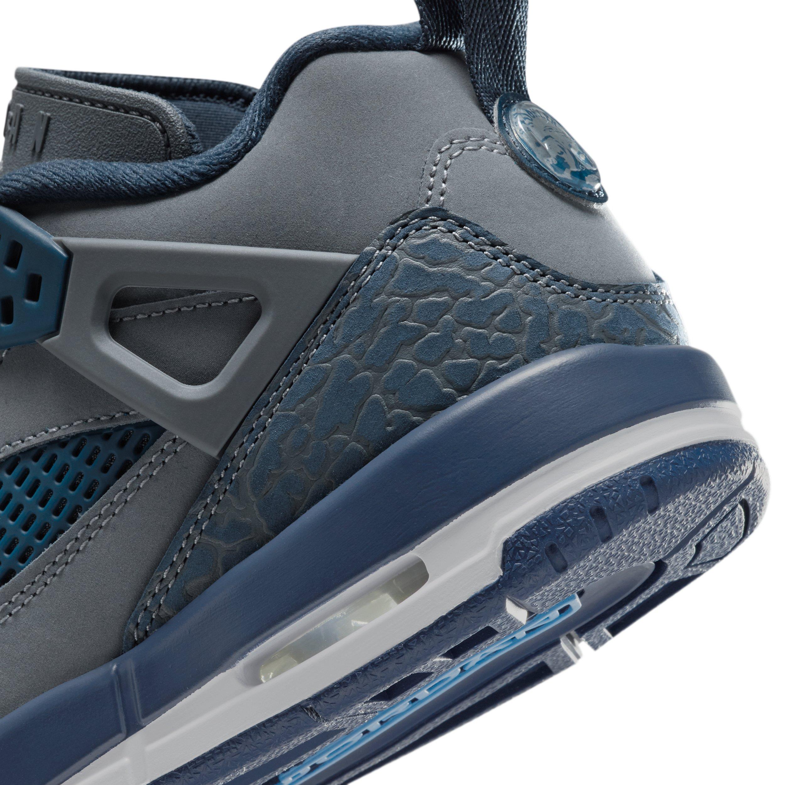 Jordan Spizike Low "Flint/University Blue/White/Navy" Grade School Boys' Shoe - FLINT/BLUE/WHITE/NAVY Thumbnail View 8