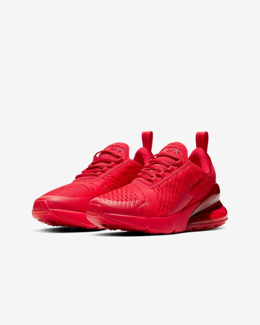 Red Nike Air Max 270 Shoes