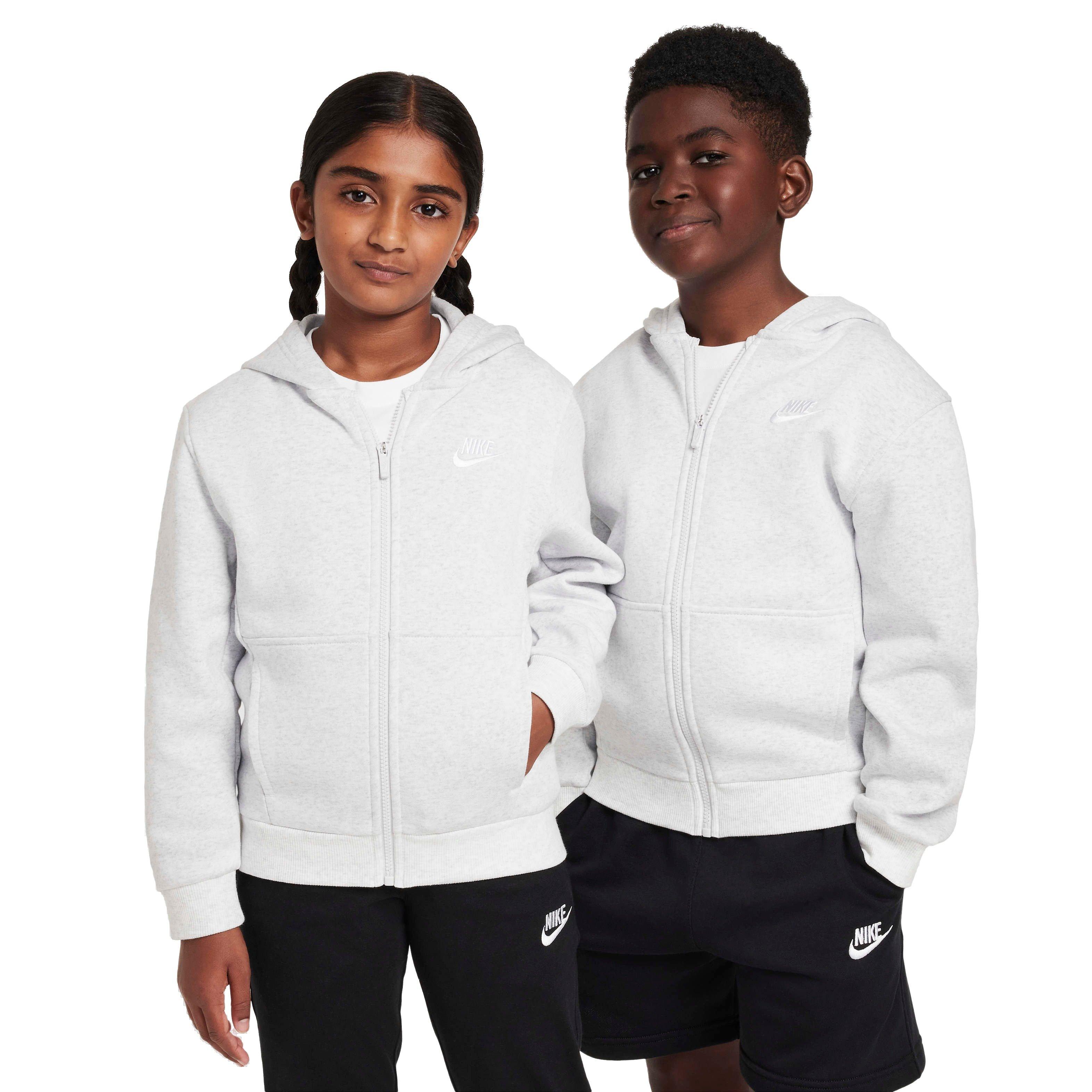 Nike Big Kids' Sportswear Club Fleece Full-Zip Jacket - CREAM