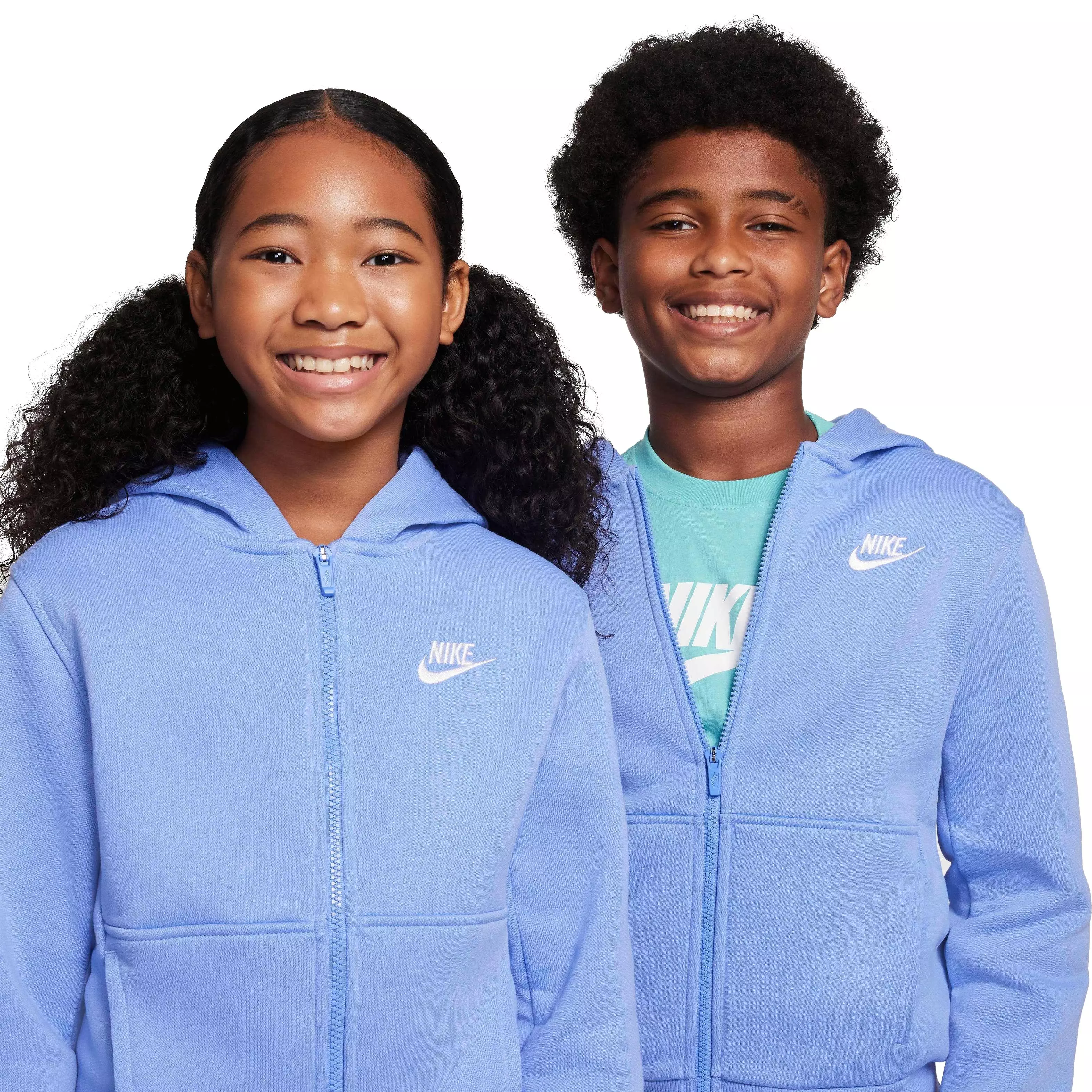 Nike Big Kids' Sportswear Club Fleece Full-Zip Jacket - ROYAL