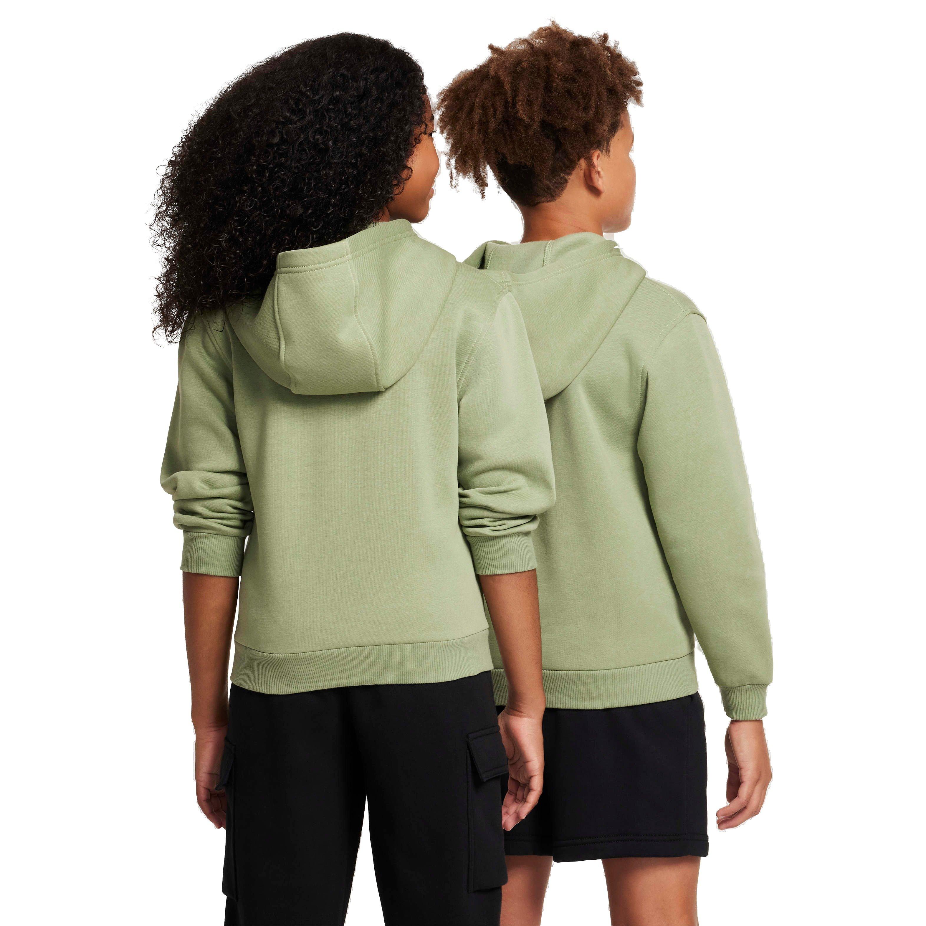 Nike Big Kids' Sportswear Club Fleece Full-Zip Jacket - GREEN Thumbnail View 2