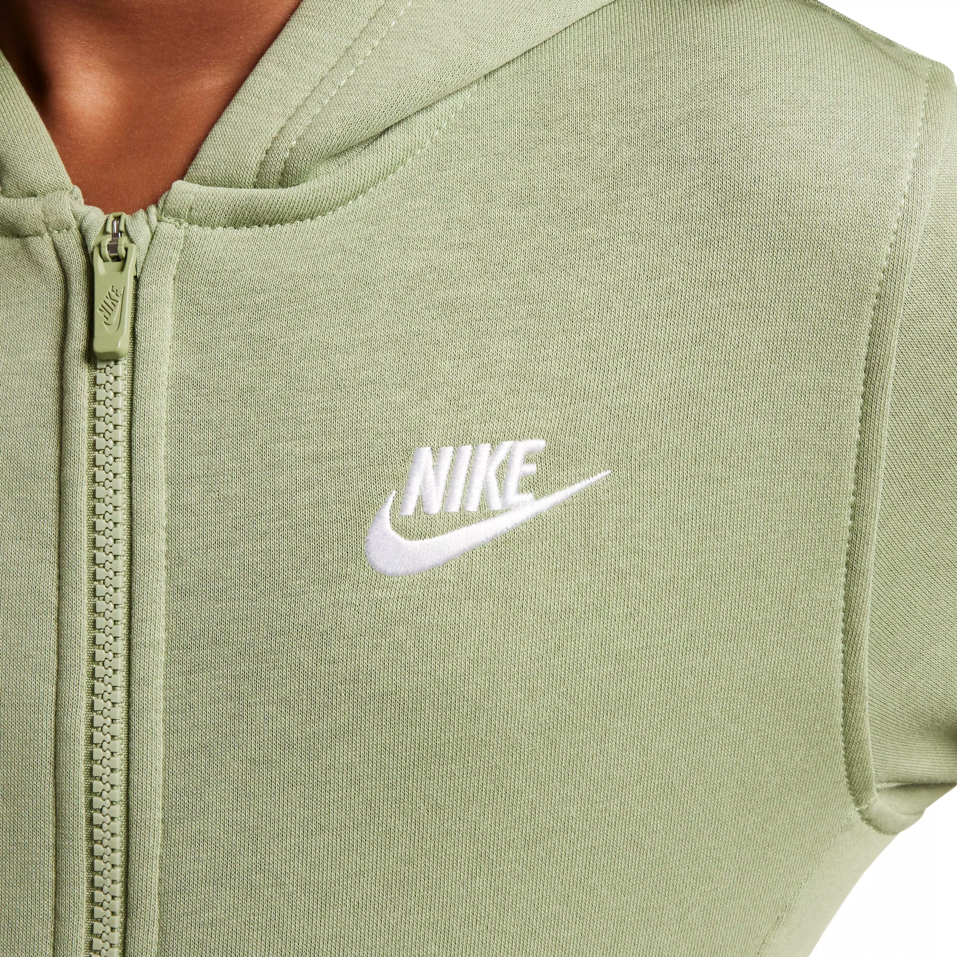 Nike Big Kids' Sportswear Club Fleece Full-Zip Jacket - GREEN