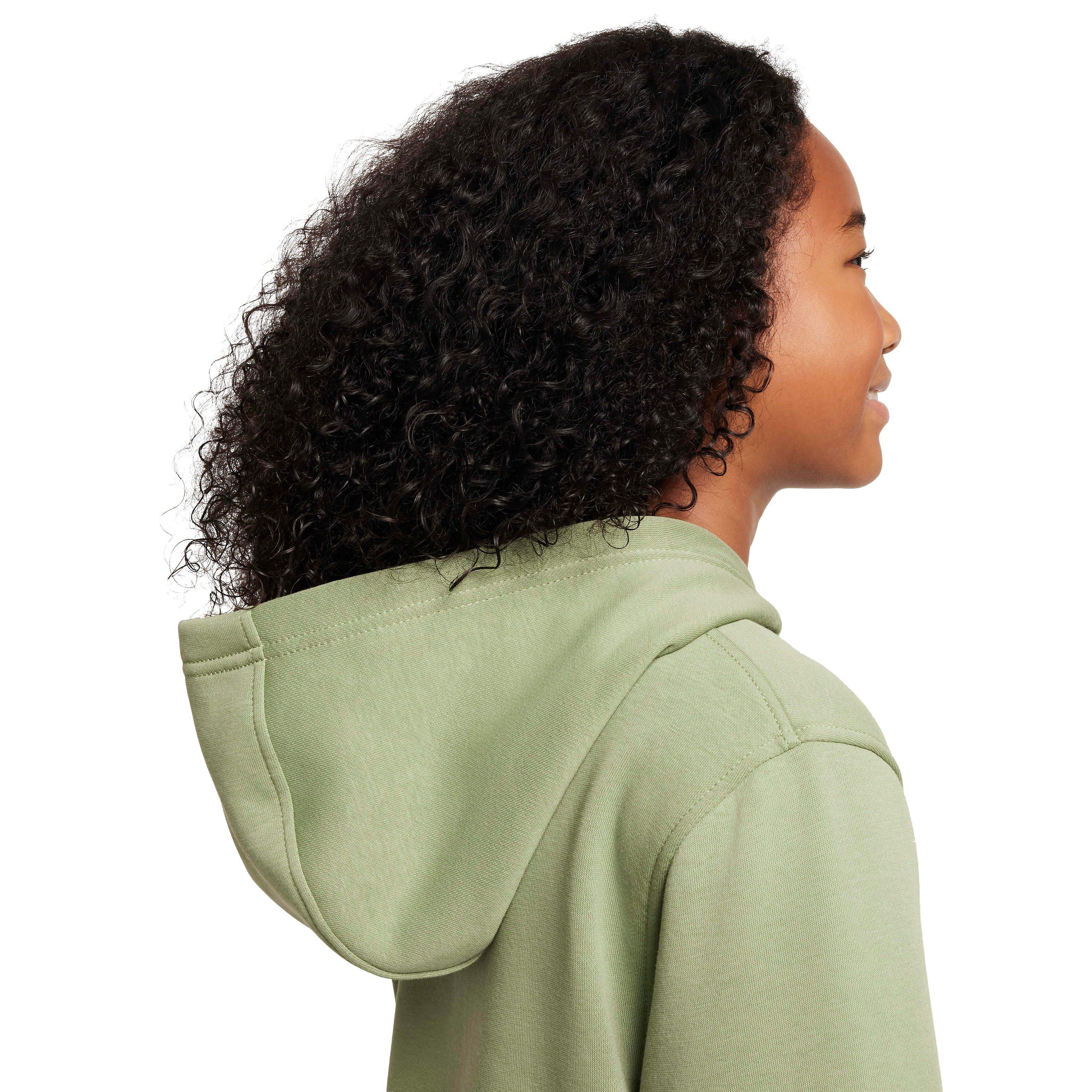 Nike Big Kids' Sportswear Club Fleece Full-Zip Jacket - GREEN Thumbnail View 6