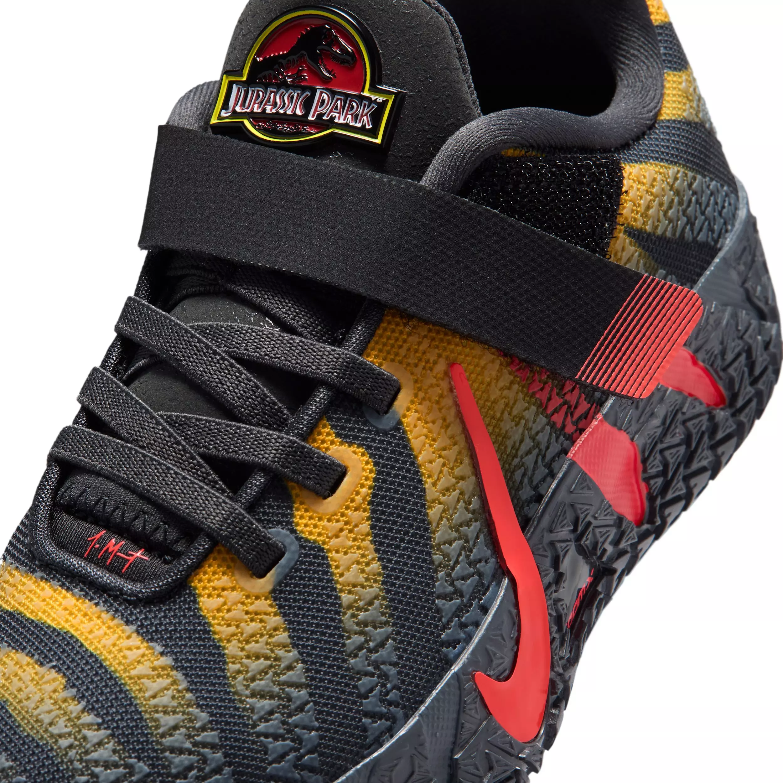 Nike Ja 3 "Explorer" Preschool Kids' Basketball Shoe - ANTHRACITE/YELLOW/CRIMSON