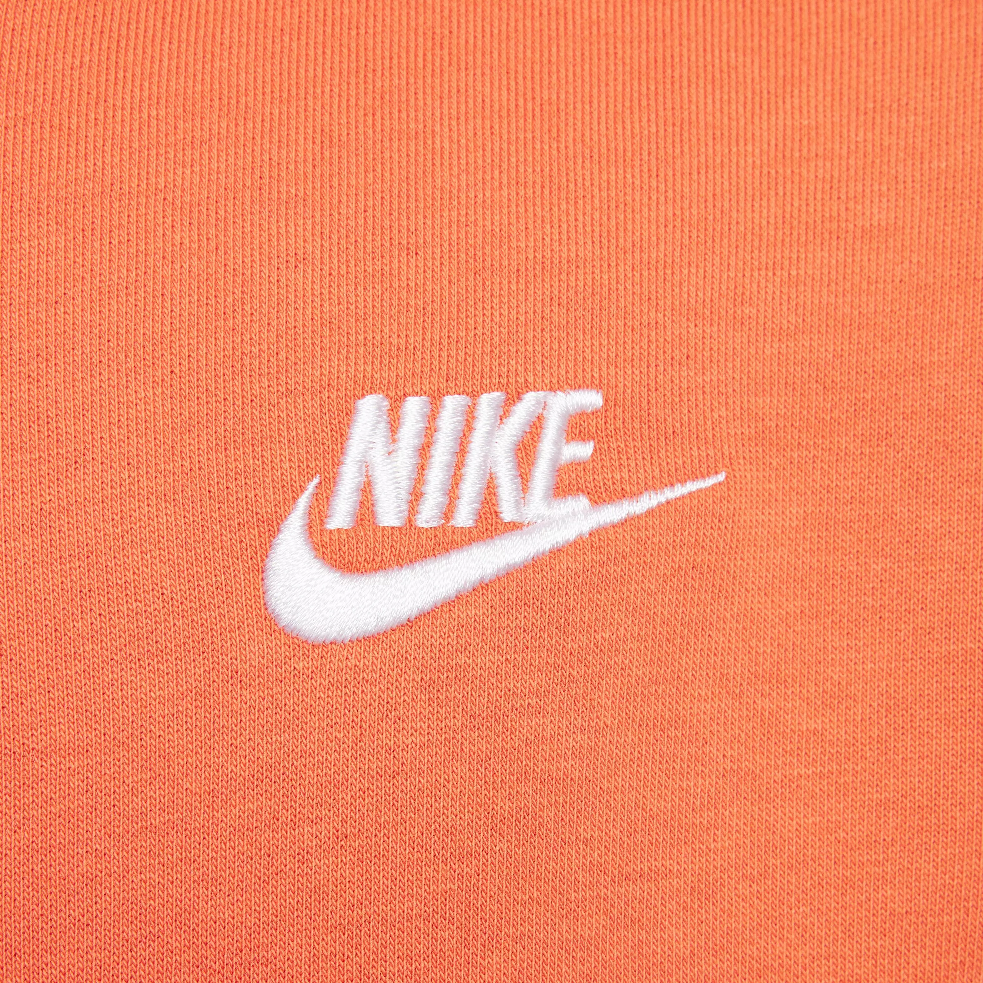 Nike Big Kids' Sportswear Club Fleece Pullover Hoodie - CORAL