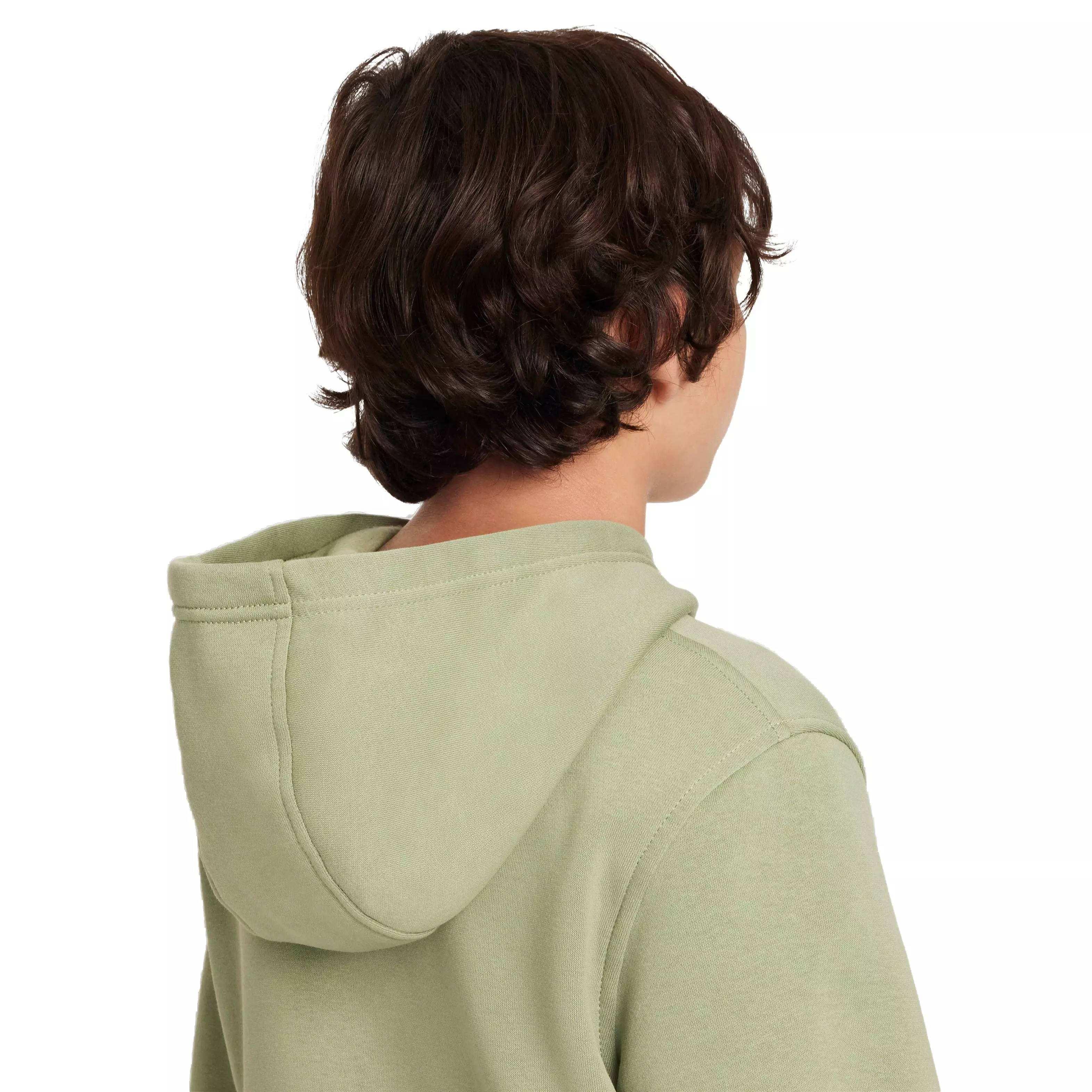 Nike Big Kids' Sportswear Club Fleece Pullover Hoodie - GREEN