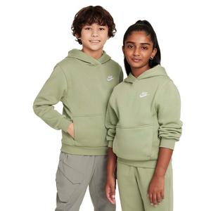 Nike Big Kids' Sportswear Club Fleece Pullover Hoodie - Coral