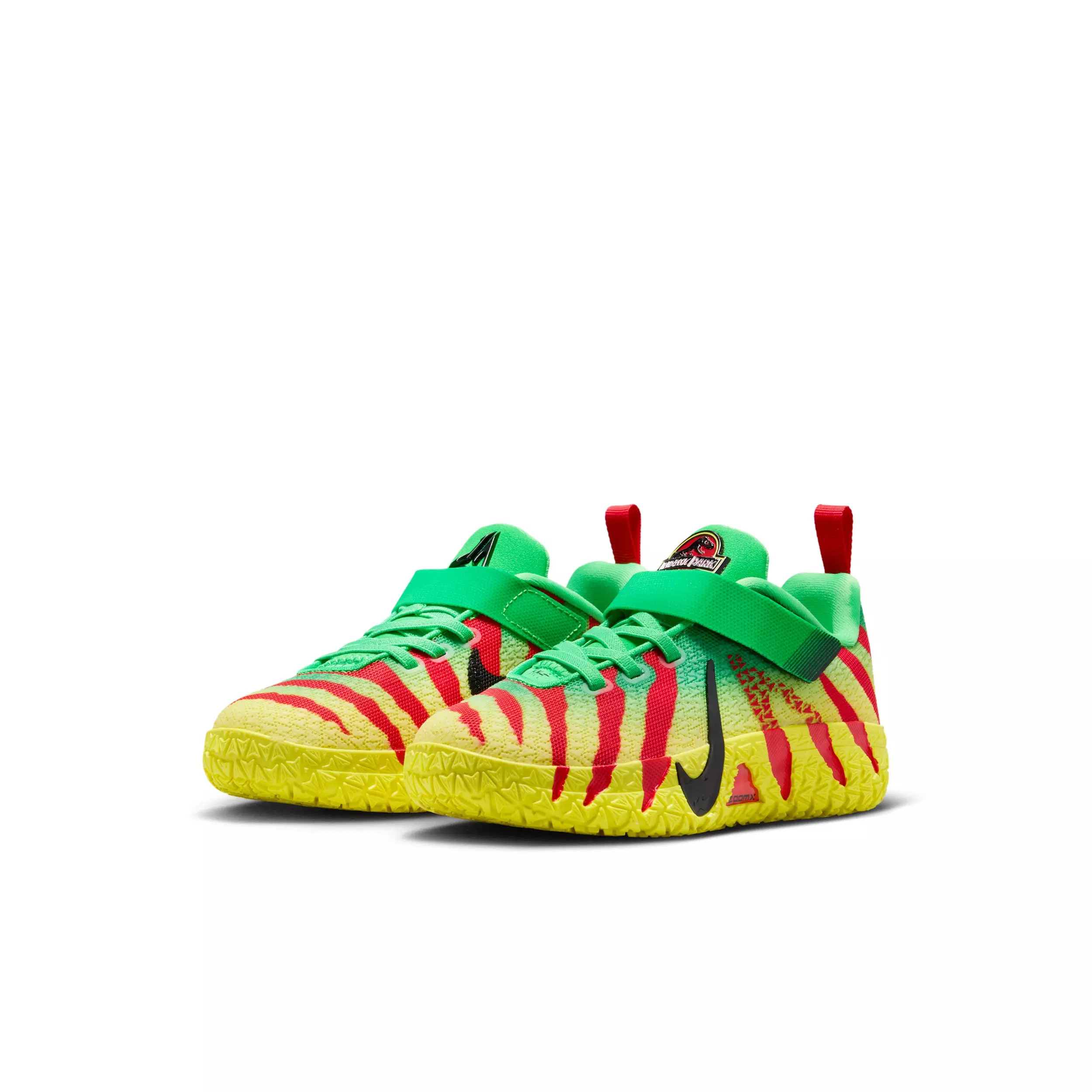 Nike Ja 3 "Explorer" Preschool Kids' Basketball Shoe - GREEN/RED/YELLOW/BLACK