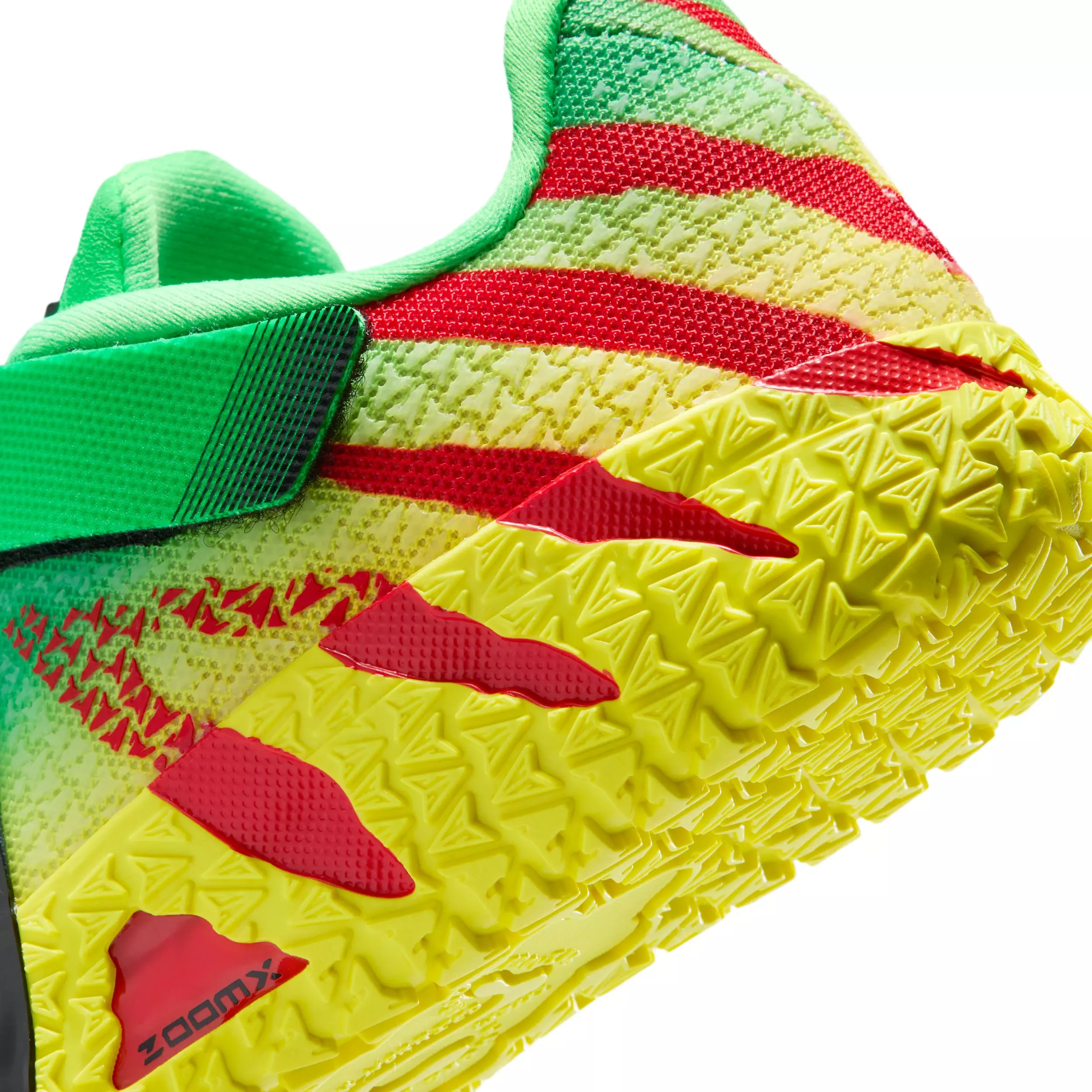 Nike Ja 3 "Raptor" Preschool Kids' Basketball Shoe - GREEN/RED/YELLOW/BLACK