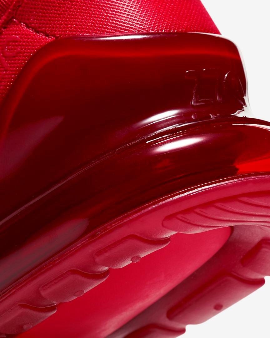 Nike Air Max 270 RF "University Red/Black" Preschool Boys Shoe - RED/BLACK Thumbnail View 3