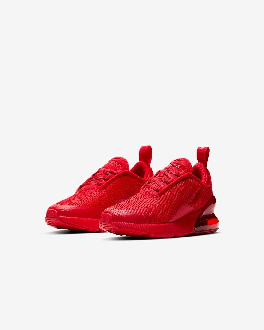 Nike Air Max 270 RF "University Red/Black" Preschool Boys Shoe - RED/BLACK Thumbnail View 5