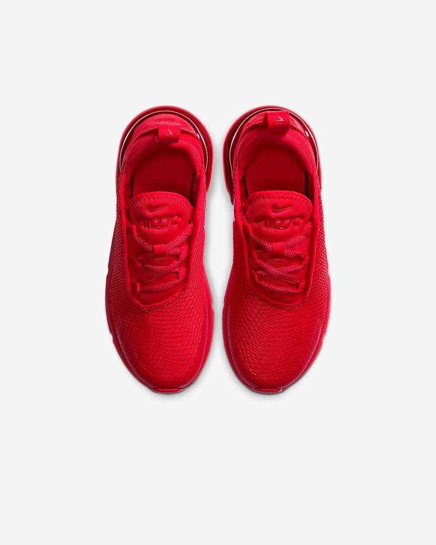 Nike Air Max 270 RF "University Red/Black" Preschool Boys Shoe - RED/BLACK Thumbnail View 7