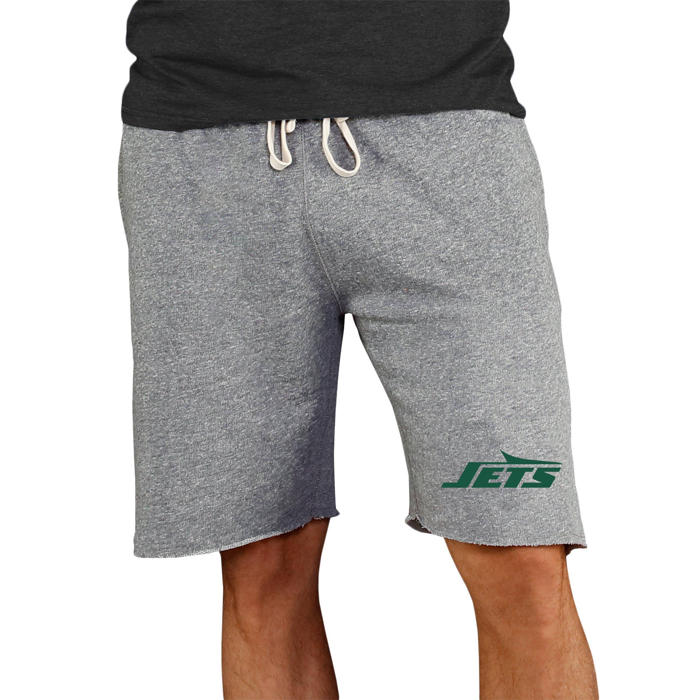 Concepts Sport Women's New York Jets Mainstream Terry Grey Shorts