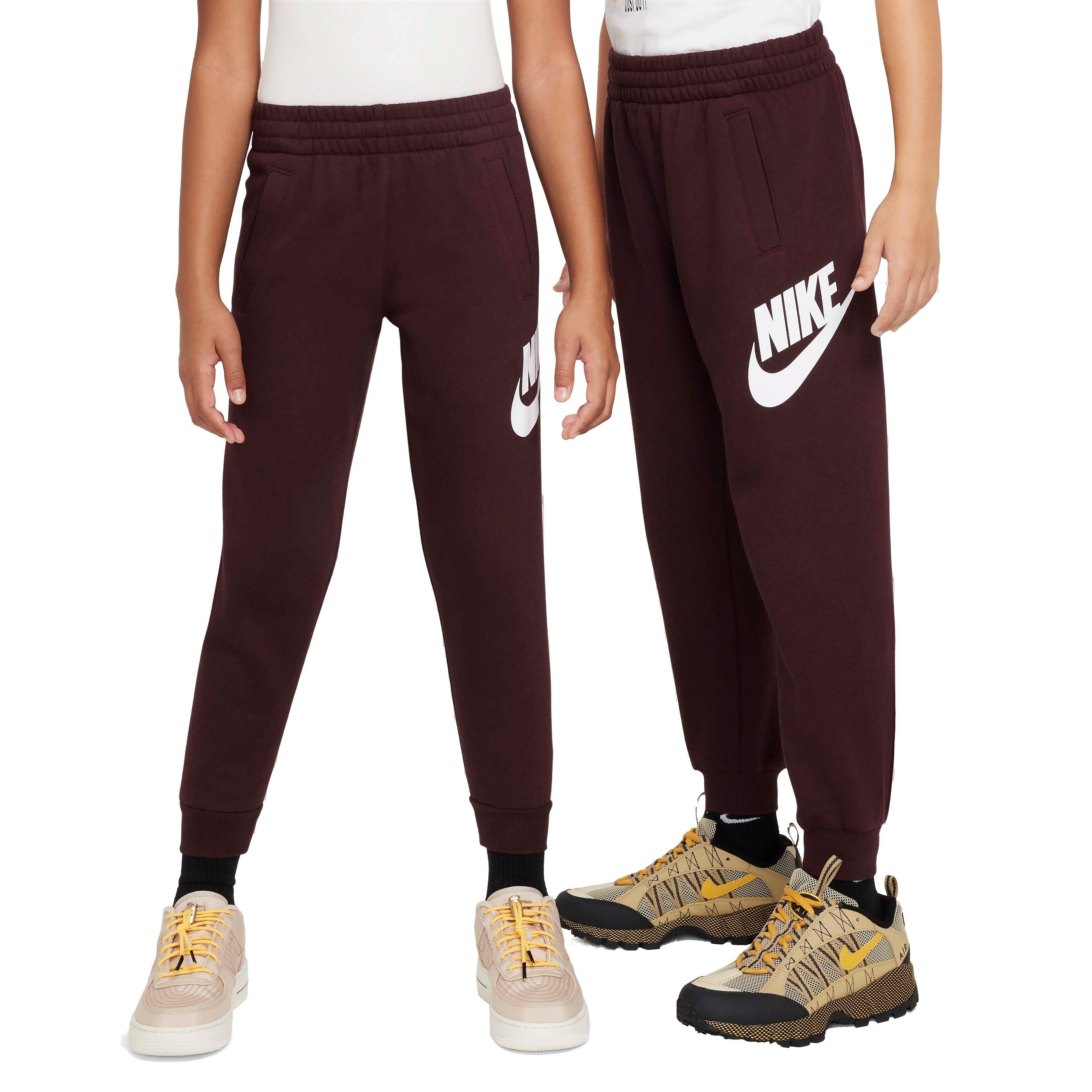 Nike Big Kids' Club Fleece HBR Joggers - BURGUNDY Thumbnail View 1