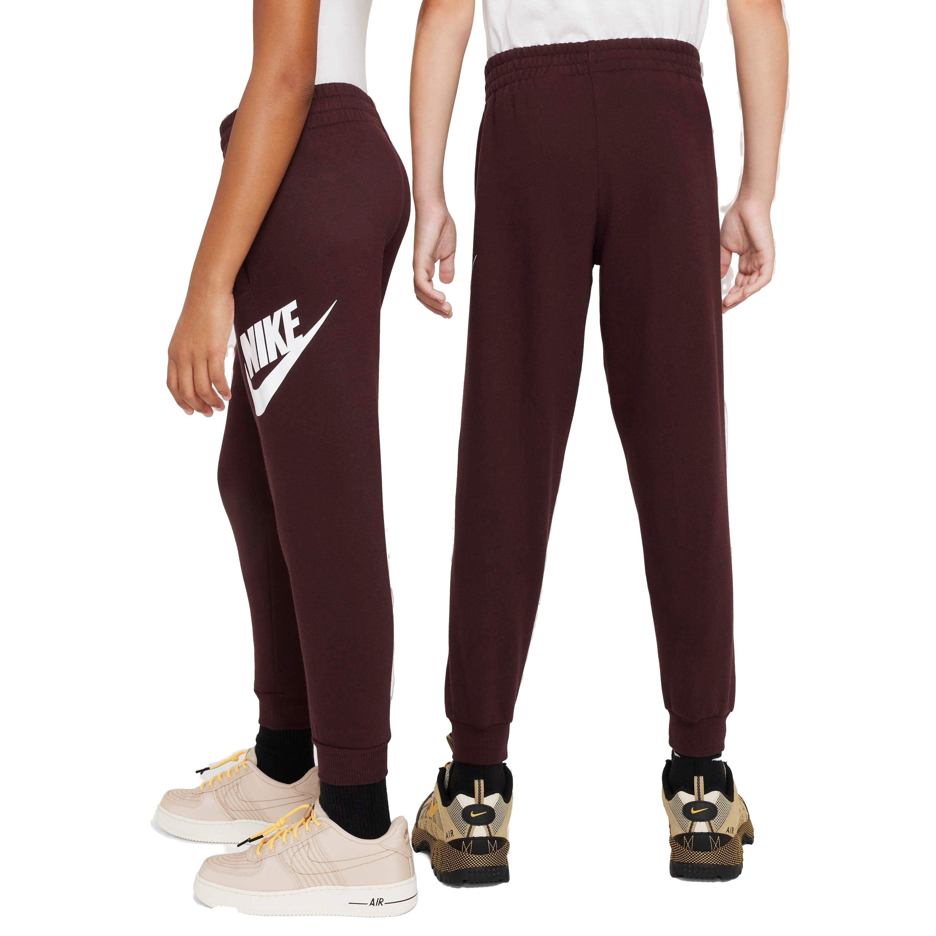 Nike Big Kids' Club Fleece HBR Joggers - BURGUNDY Thumbnail View 2