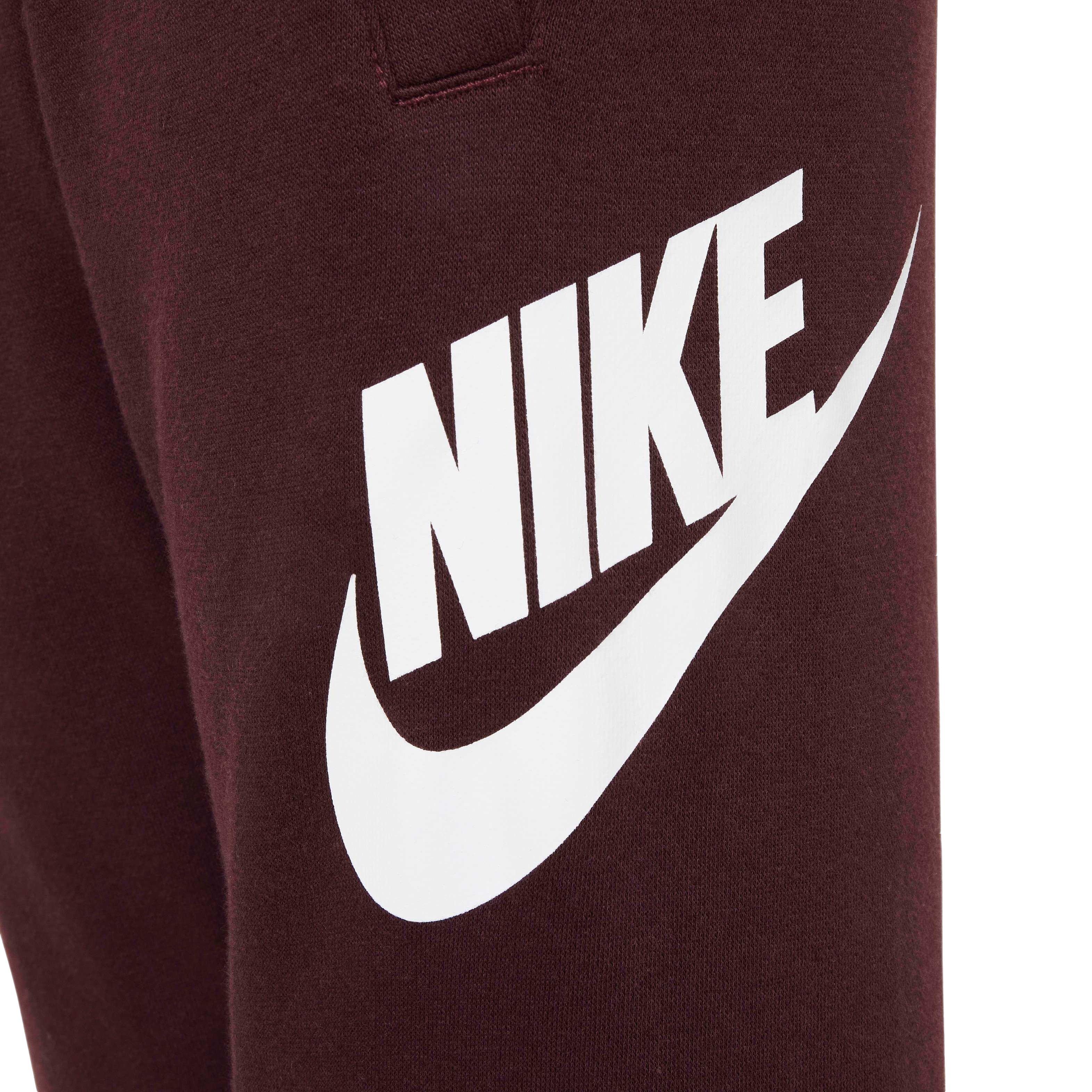 Nike Big Kids' Club Fleece HBR Joggers - BURGUNDY Thumbnail View 5