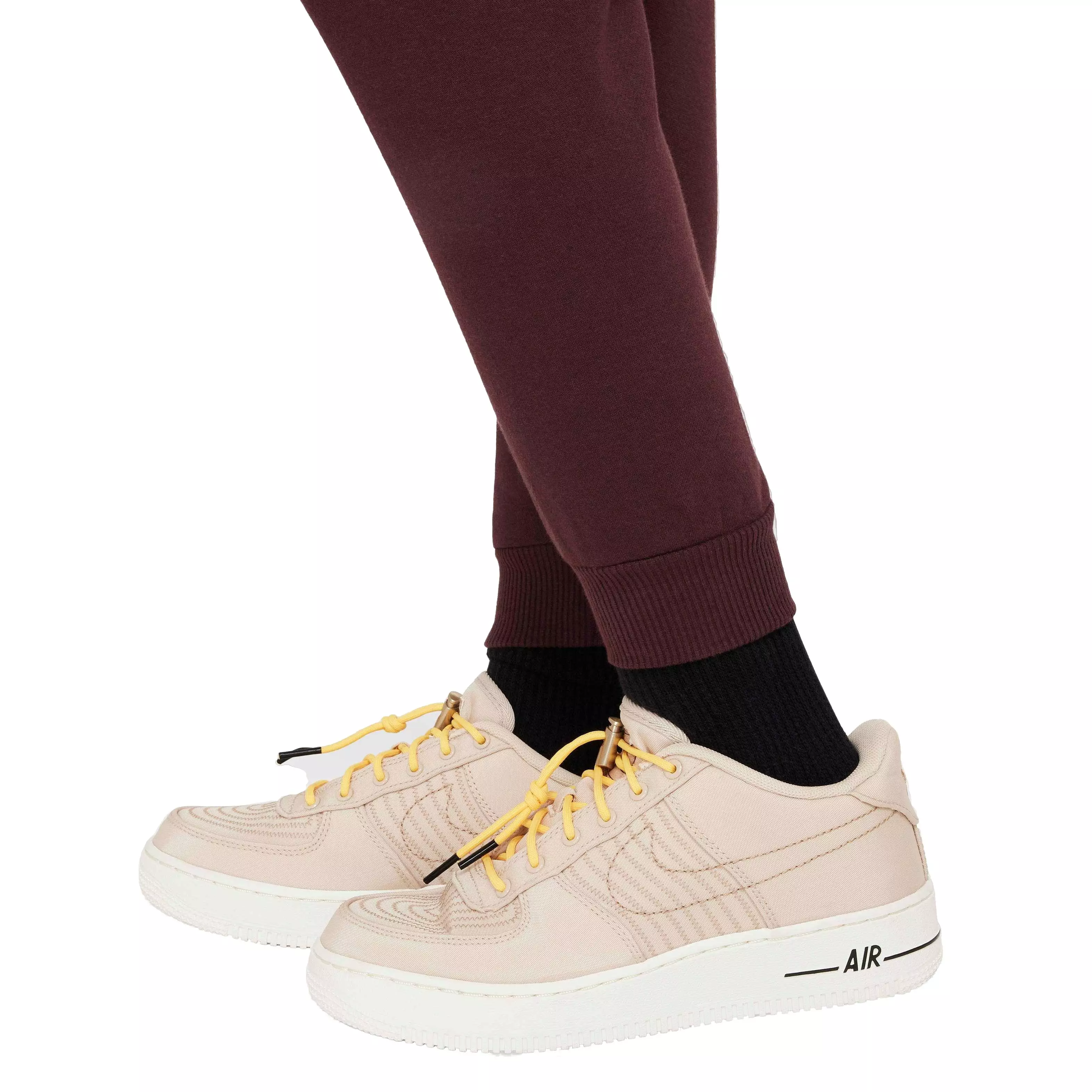 Nike Big Kids' Club Fleece HBR Joggers - BURGUNDY