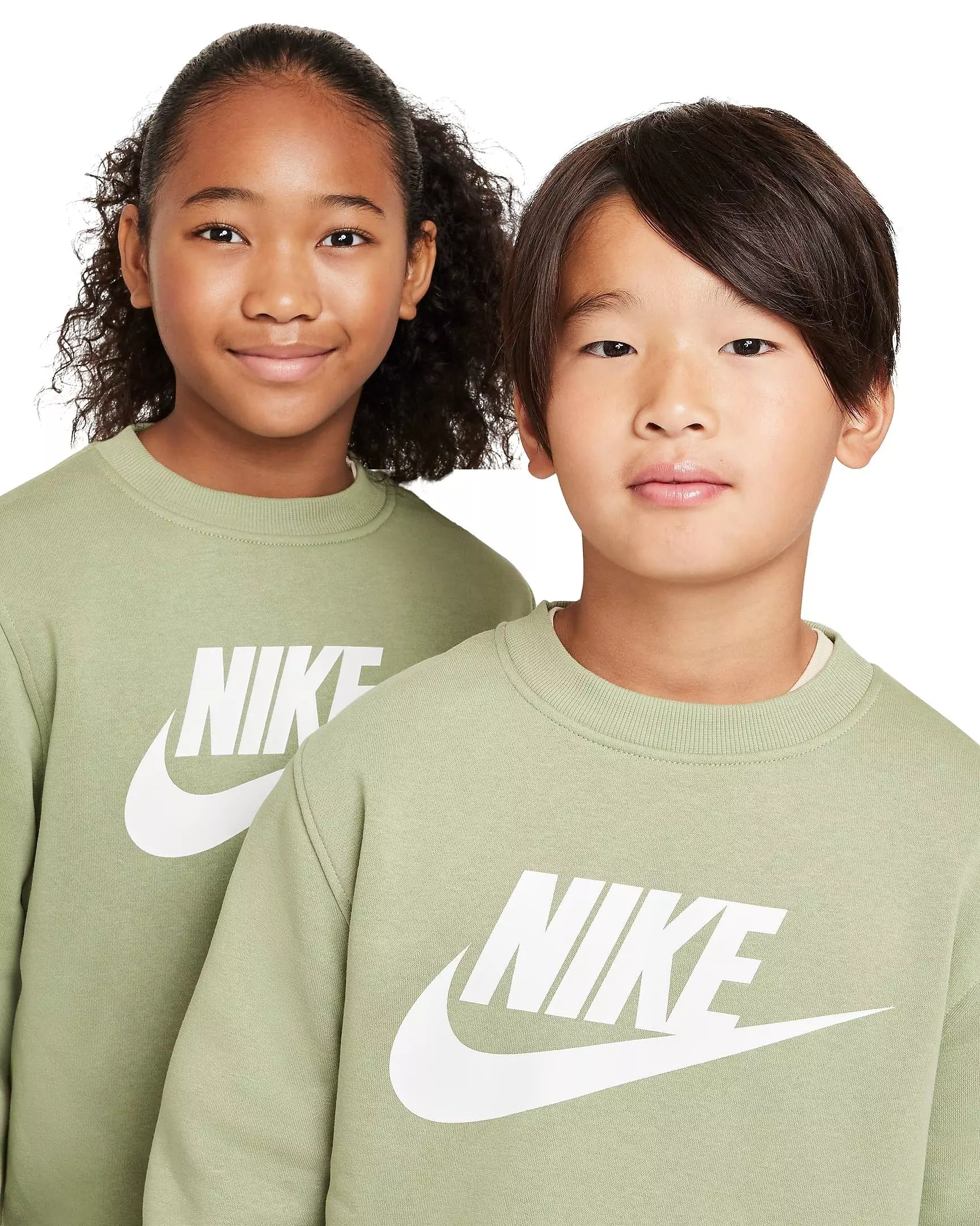 Nike Big Kids' Sportswear Club Fleece Sweatshirt - GREEN