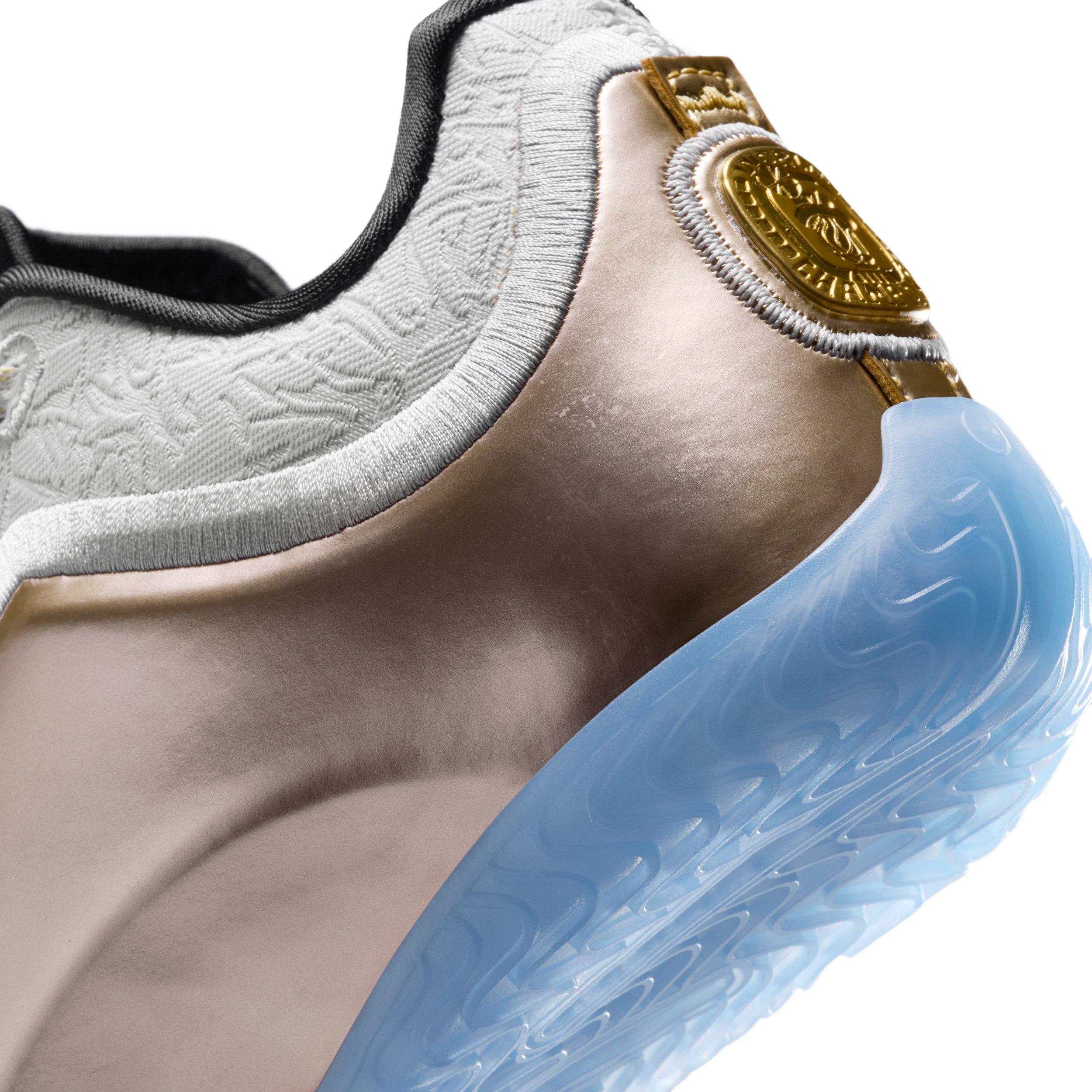 Nike LeBron XXIII "Dusty Cactus" Grade School Kids' Basketball Shoe - SILVER/CACTUS/BLACK/MULTICOLOR Thumbnail View 10