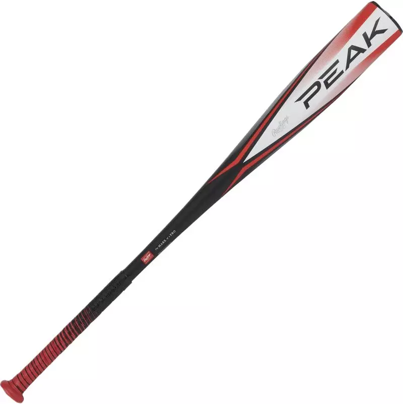 Rawlings Peak 2 5/8" USA Youth Baseball Bat (-10) 2024 - WHITE/RED/BLACK