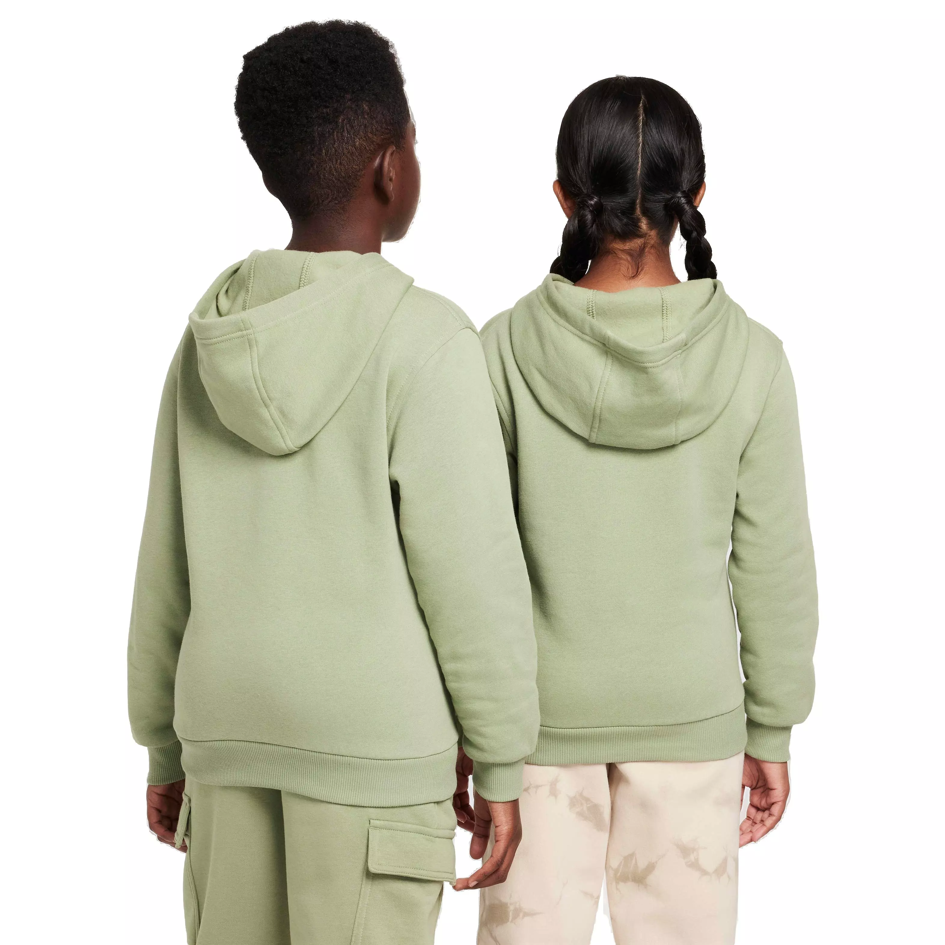 Nike Big Kids' Sportswear Club Fleece Hoodie - GREEN