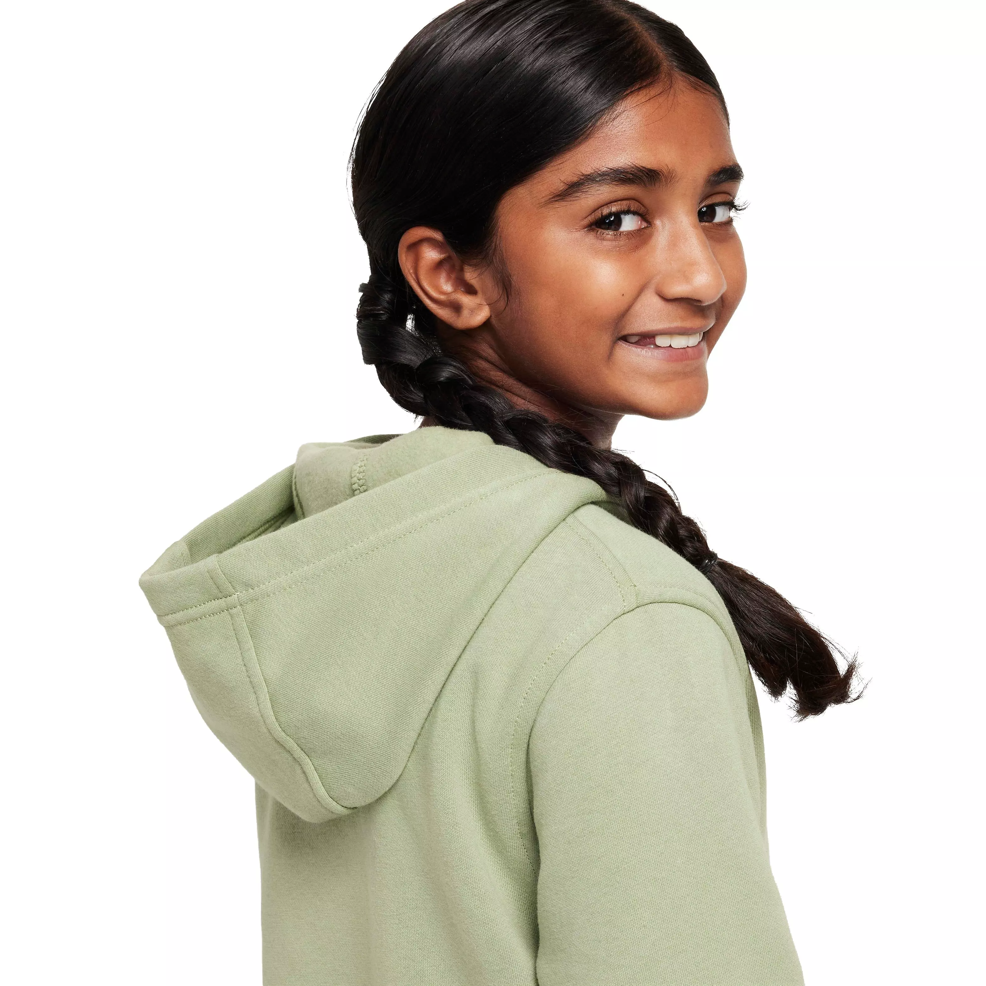 Nike Big Kids' Sportswear Club Fleece Hoodie - GREEN